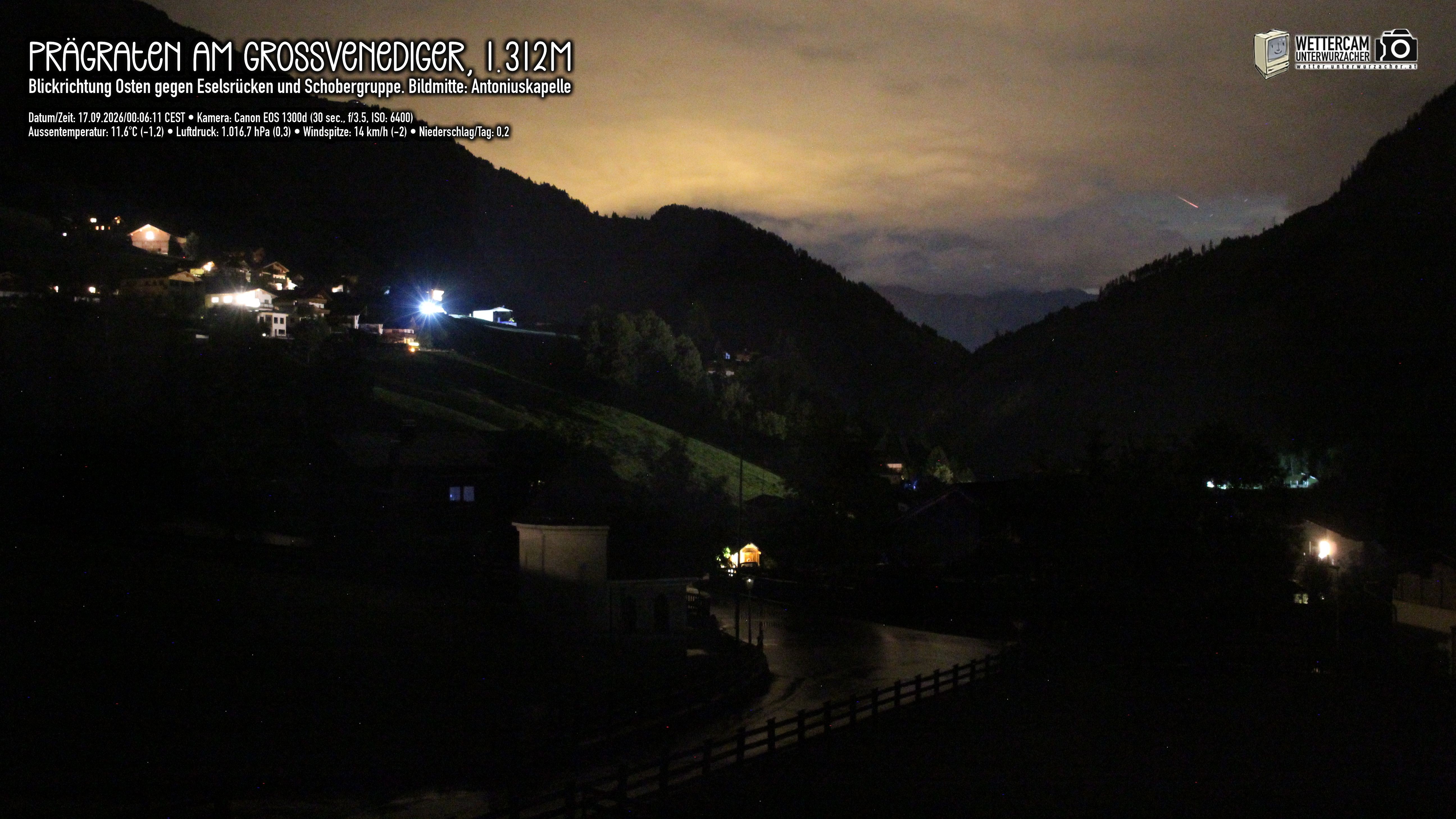 Archived image Webcam Prägraten, East Tyrol
