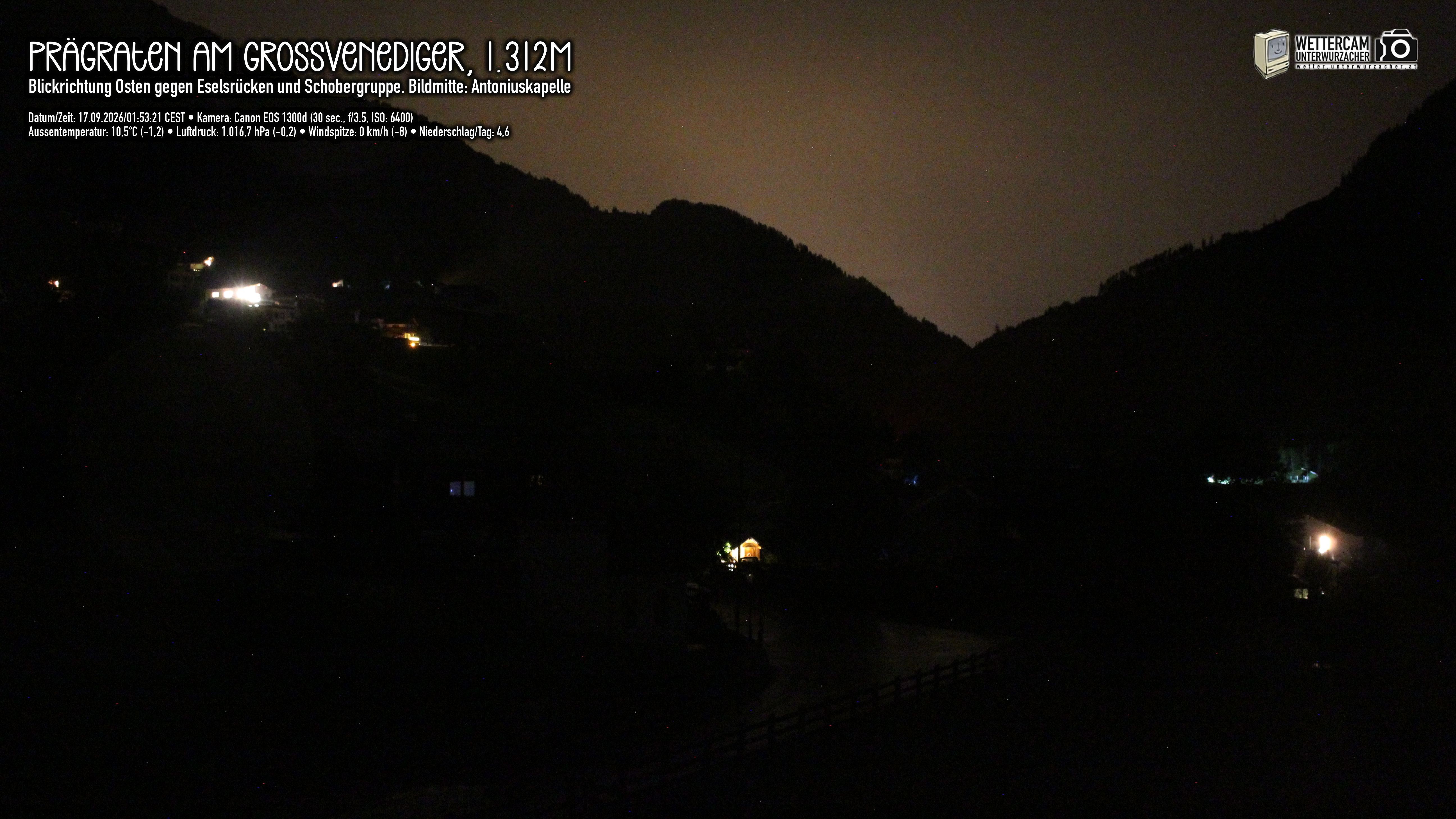 Archived image Webcam Prägraten, East Tyrol