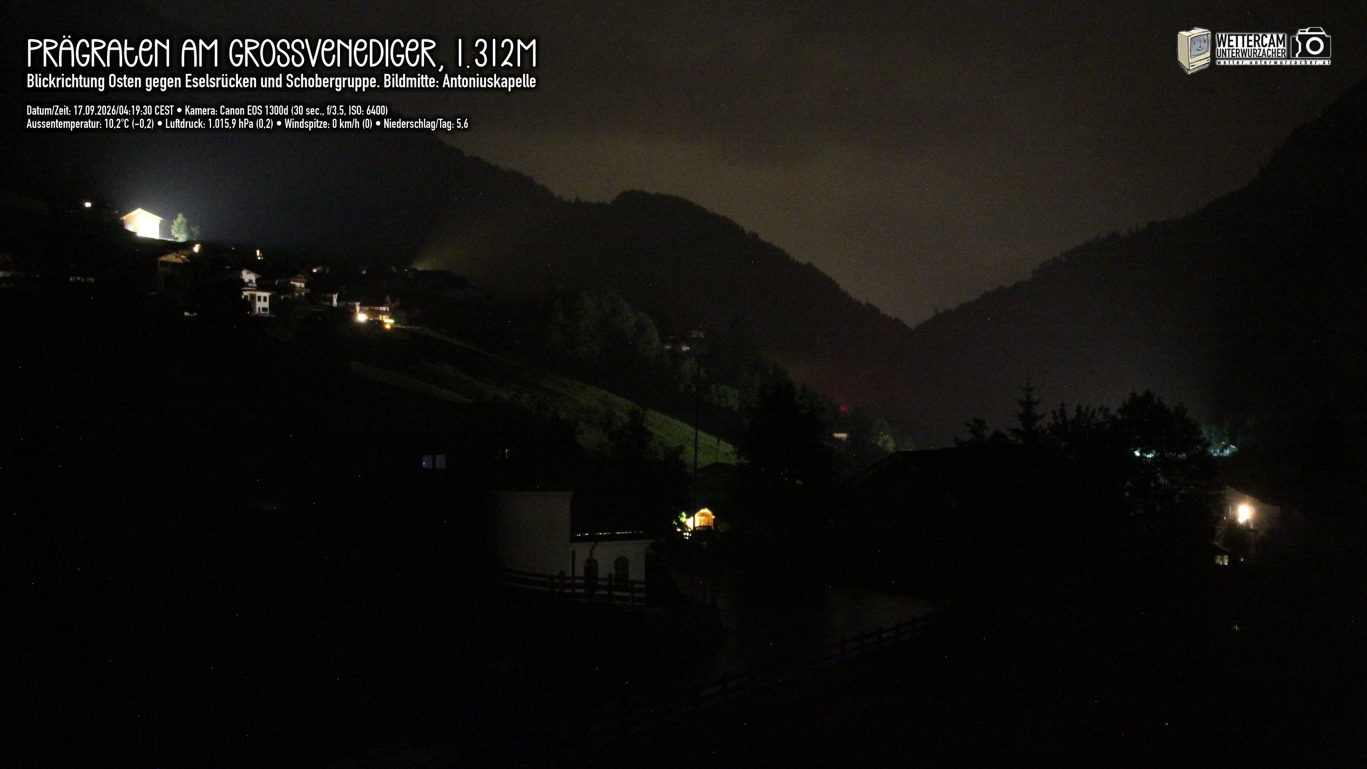 Archived image Webcam Prägraten, East Tyrol