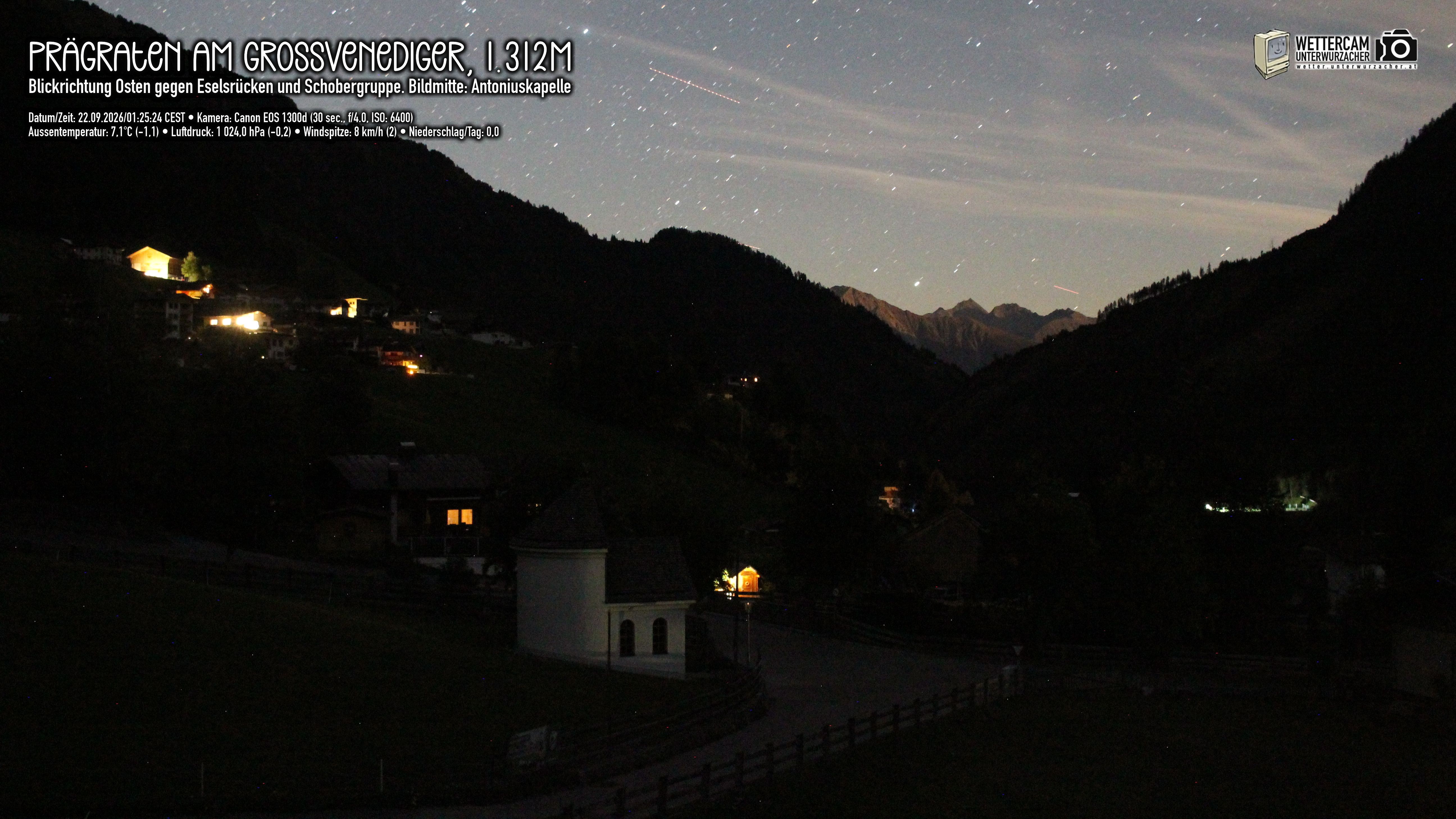 Archiv Foto Webcam Prägraten in Osttirol