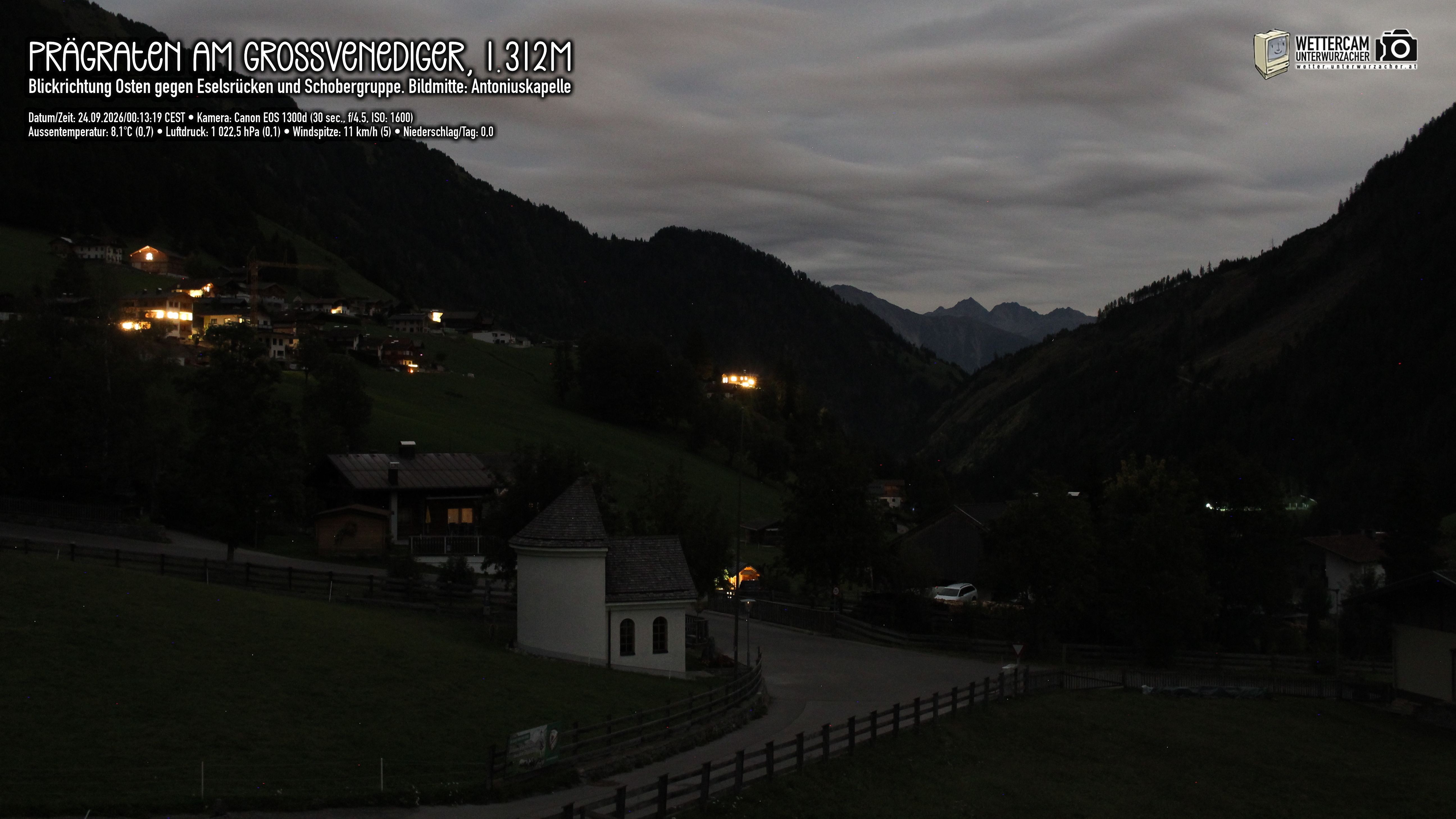 Archiv Foto Webcam Prägraten in Osttirol