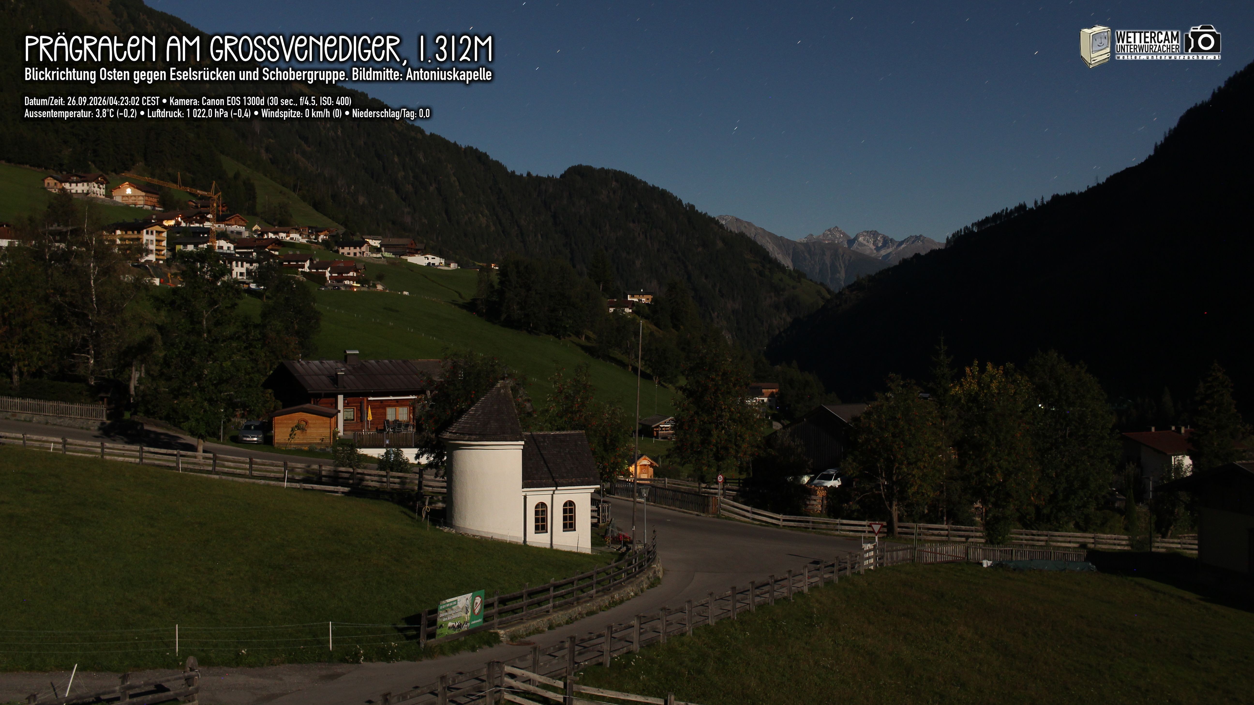 Archived image Webcam Prägraten, East Tyrol