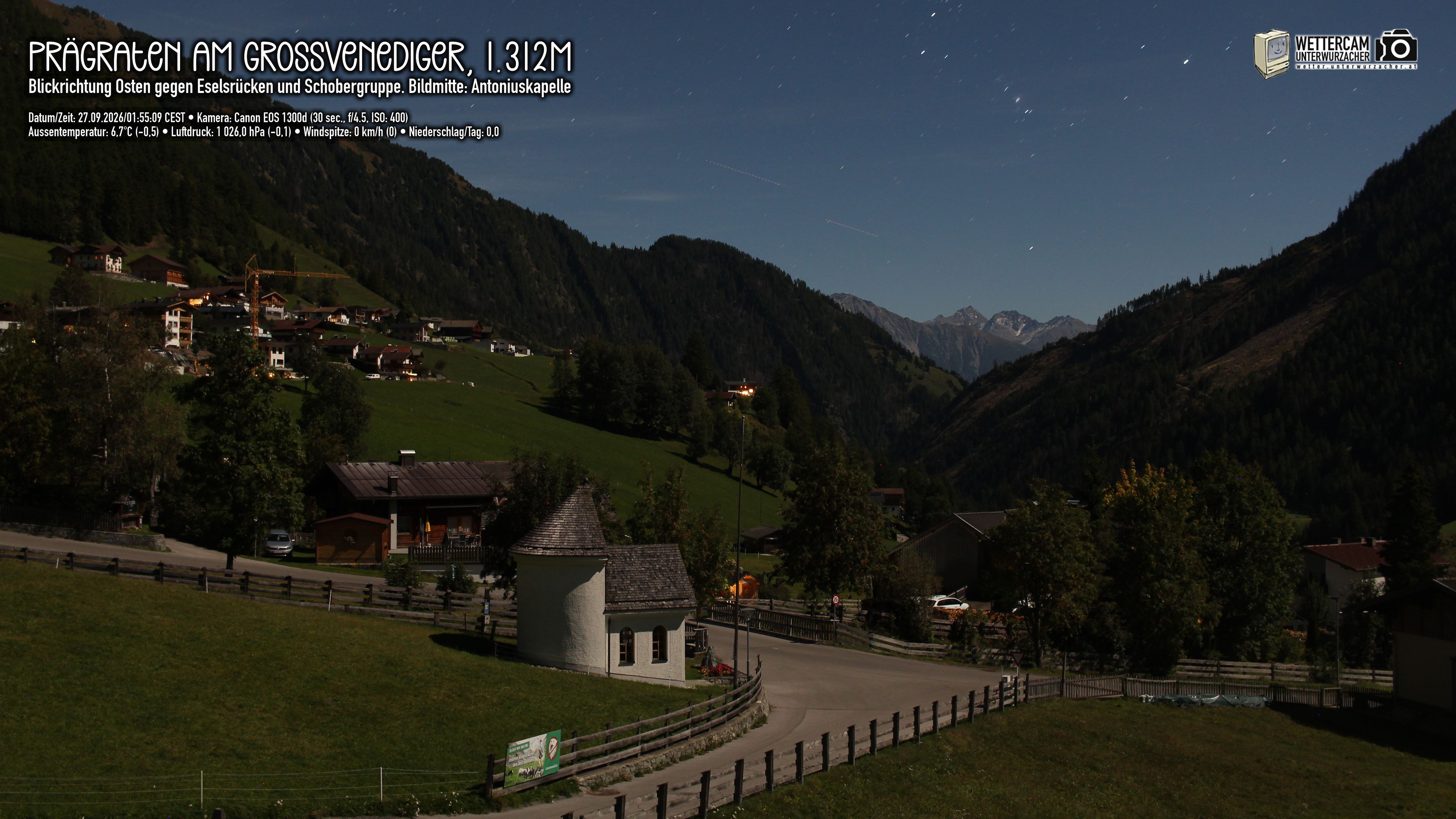 Archiv Foto Webcam Prägraten in Osttirol