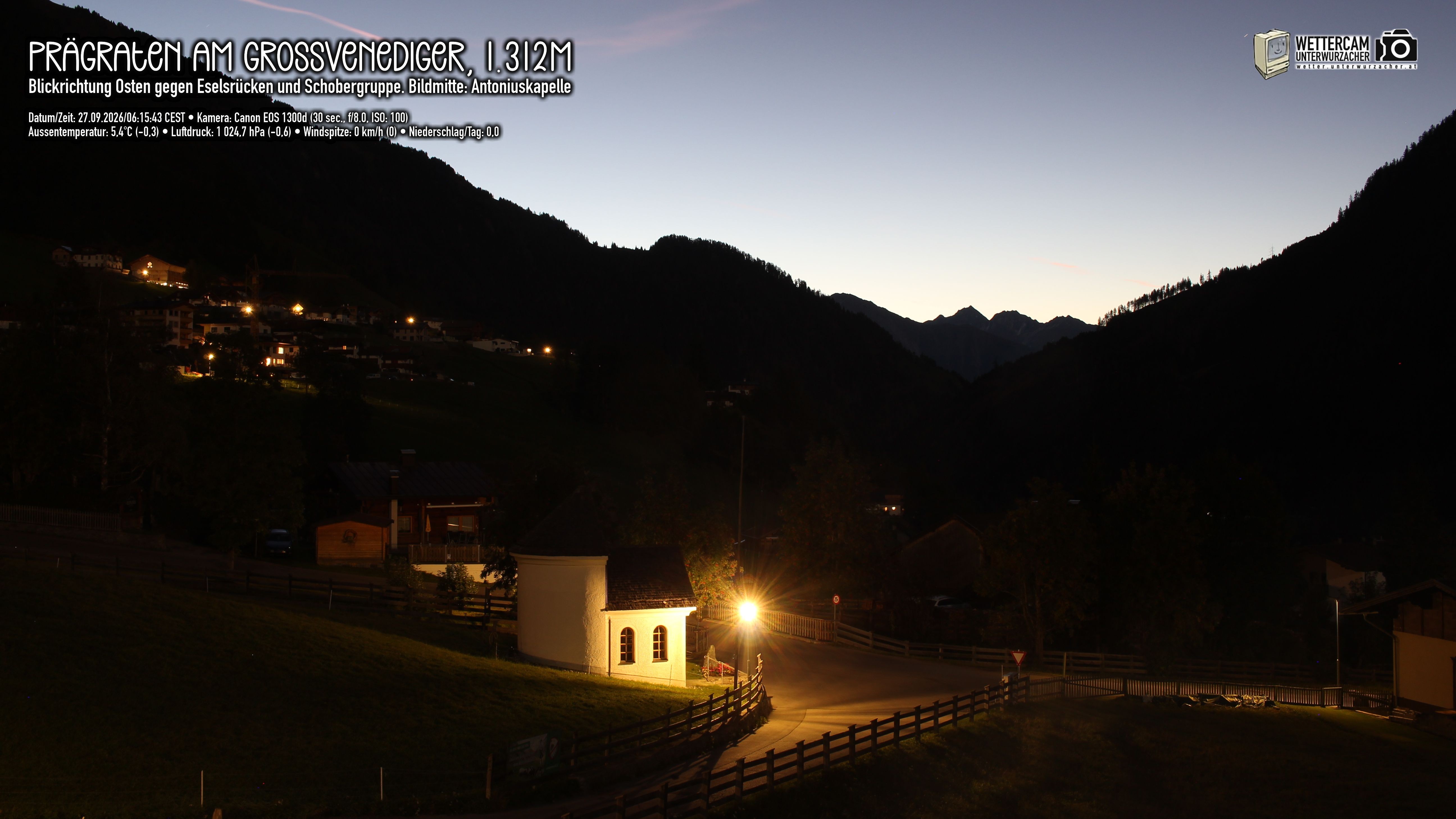 Archiv Foto Webcam Prägraten in Osttirol