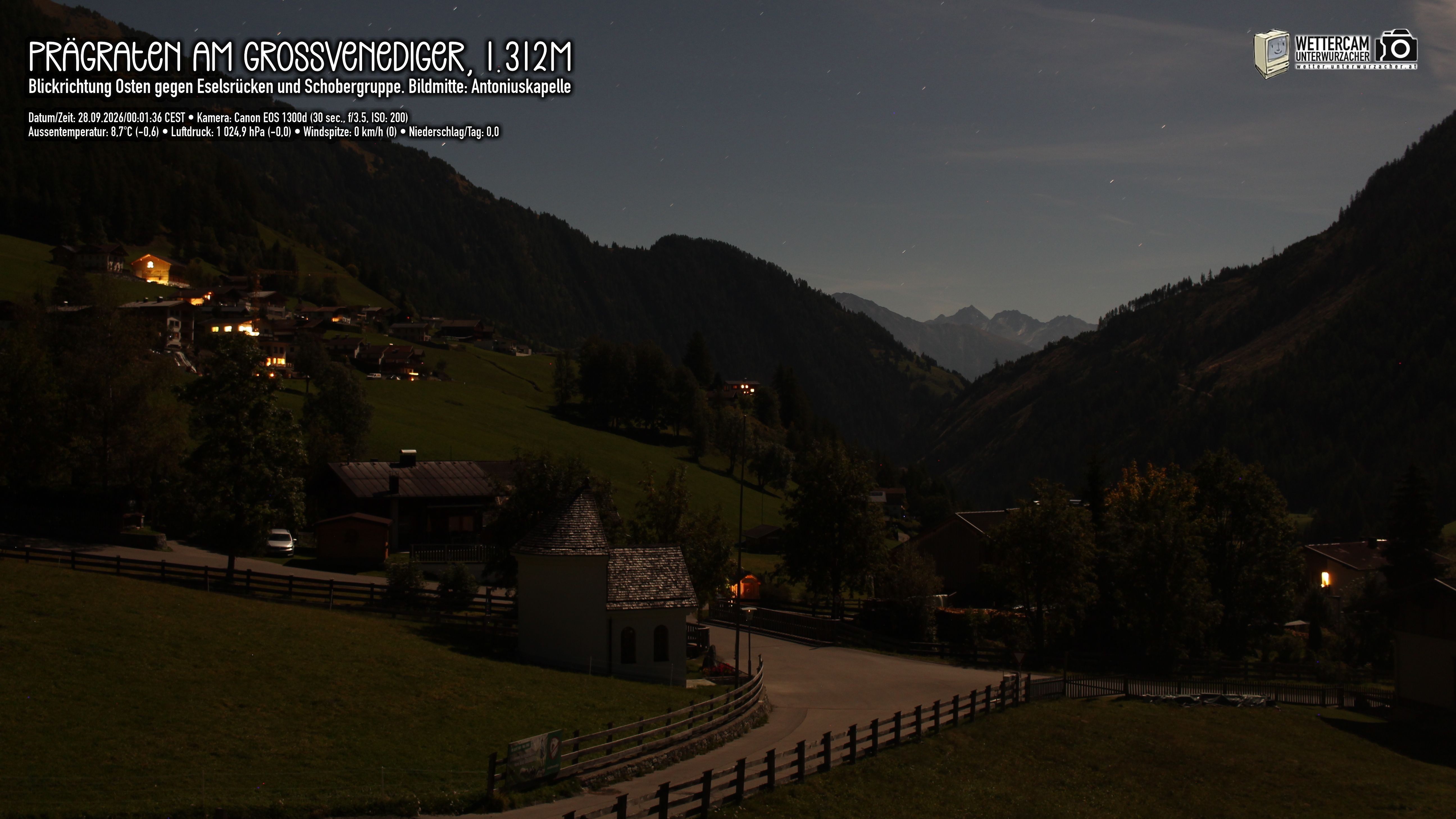 Archiv Foto Webcam Prägraten in Osttirol