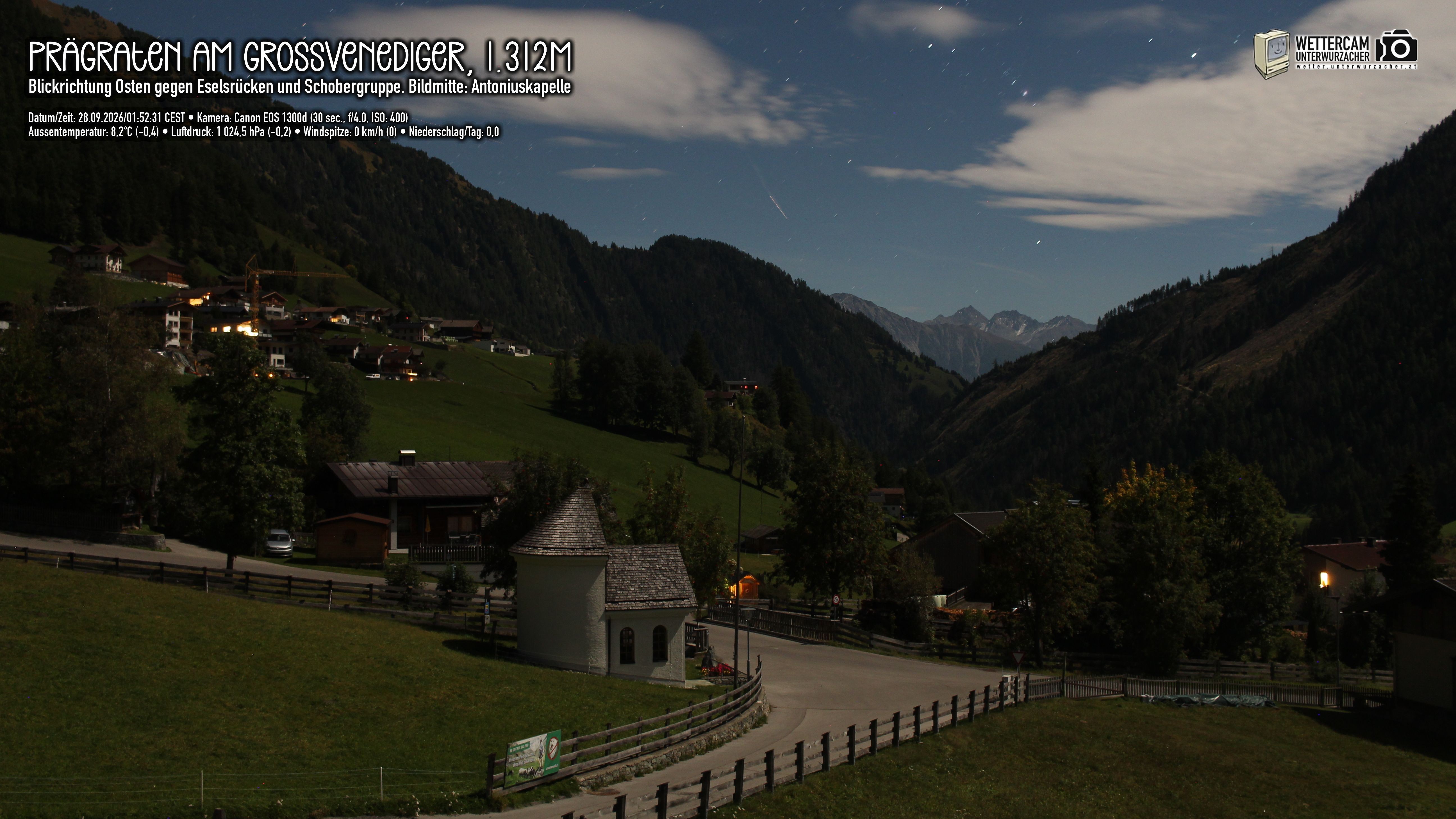 Archiv Foto Webcam Prägraten in Osttirol
