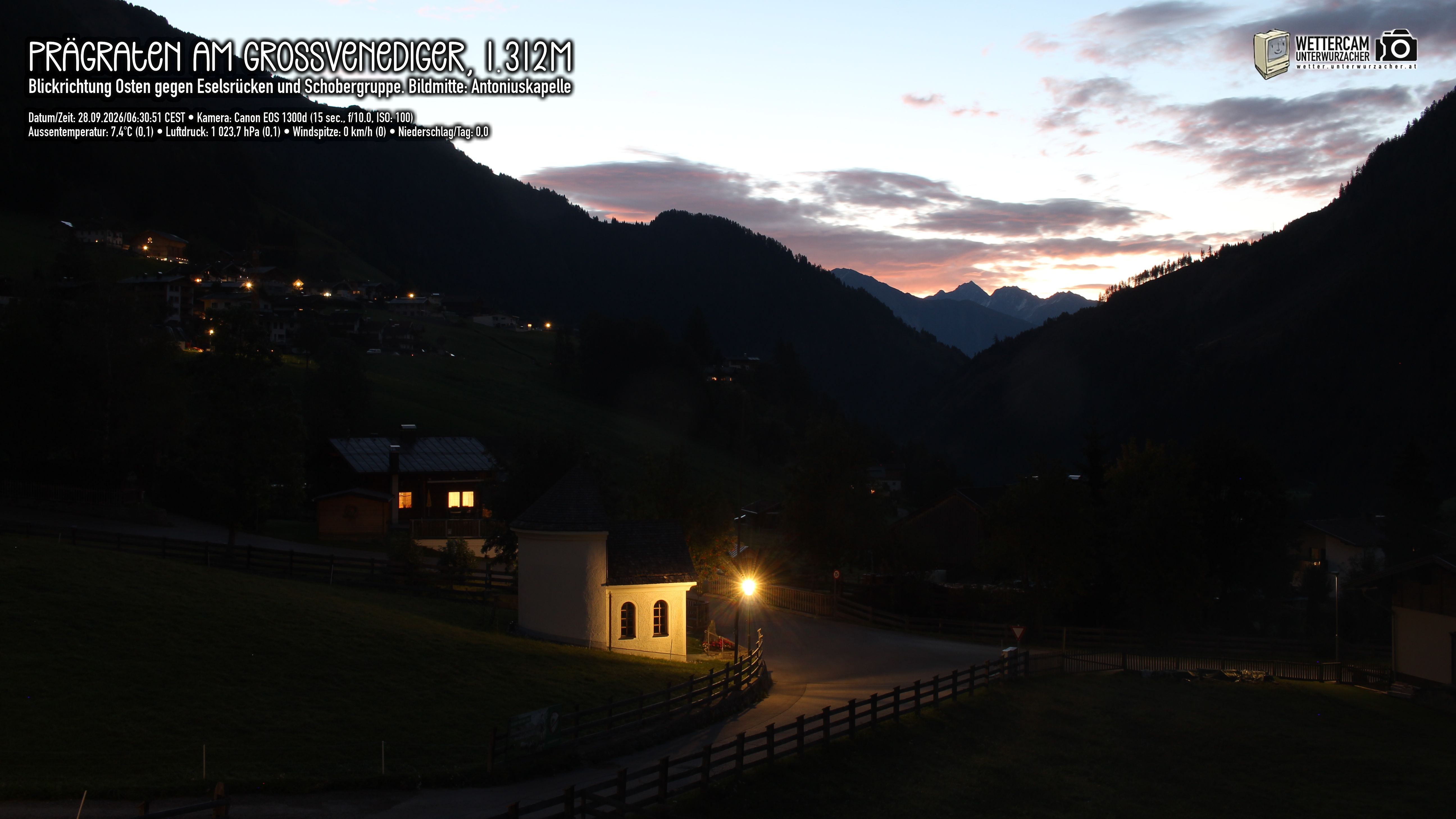 Archiv Foto Webcam Prägraten in Osttirol