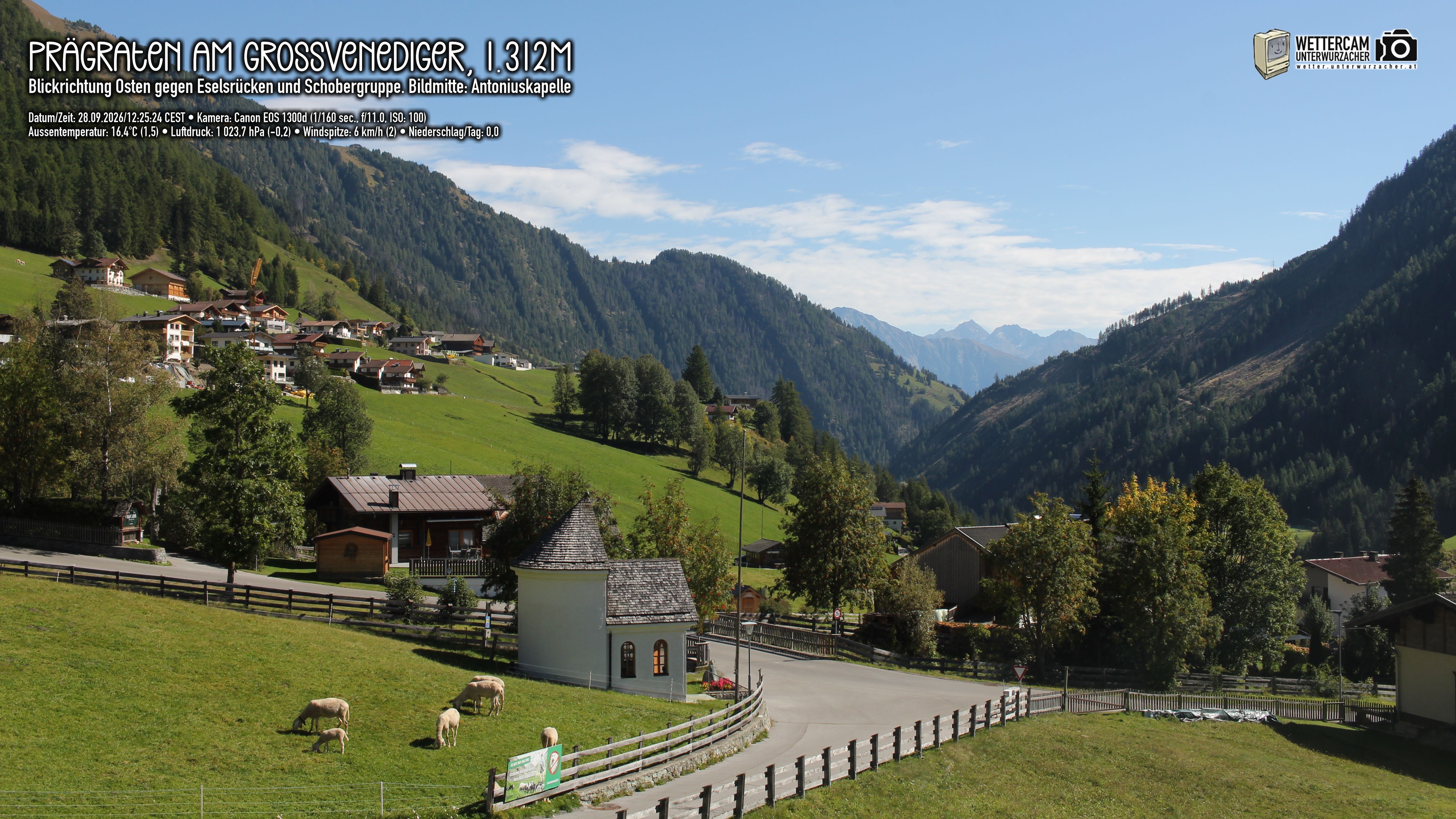 Archiv Foto Webcam Prägraten in Osttirol