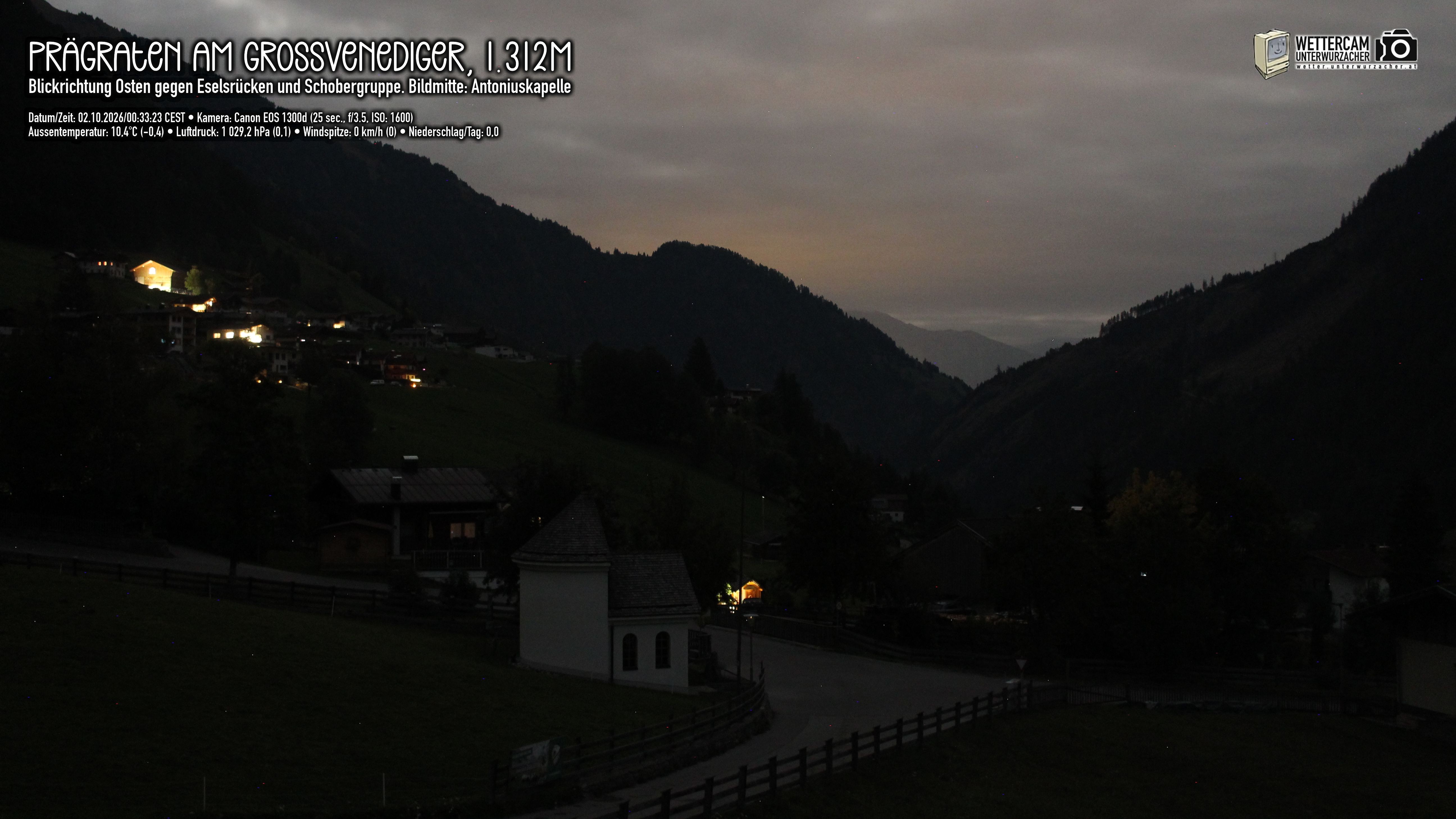 Archiv Foto Webcam Prägraten in Osttirol
