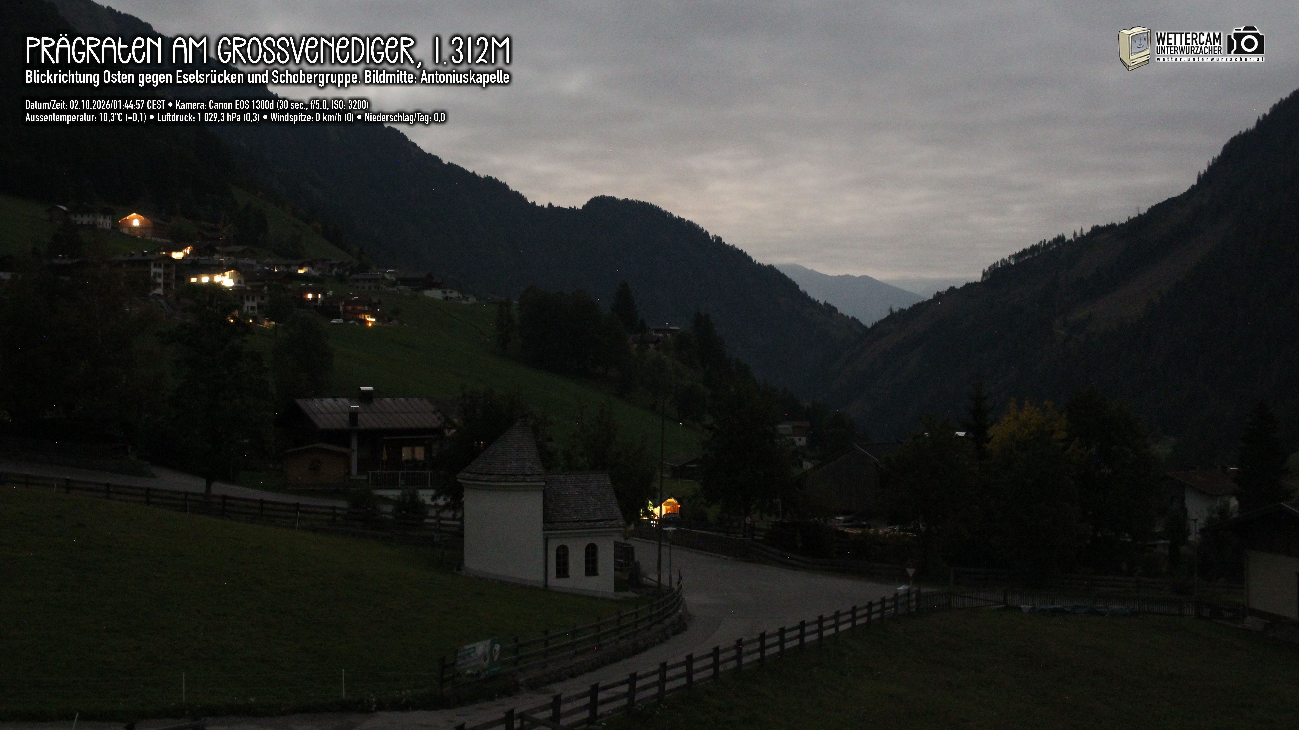 Archiv Foto Webcam Prägraten in Osttirol