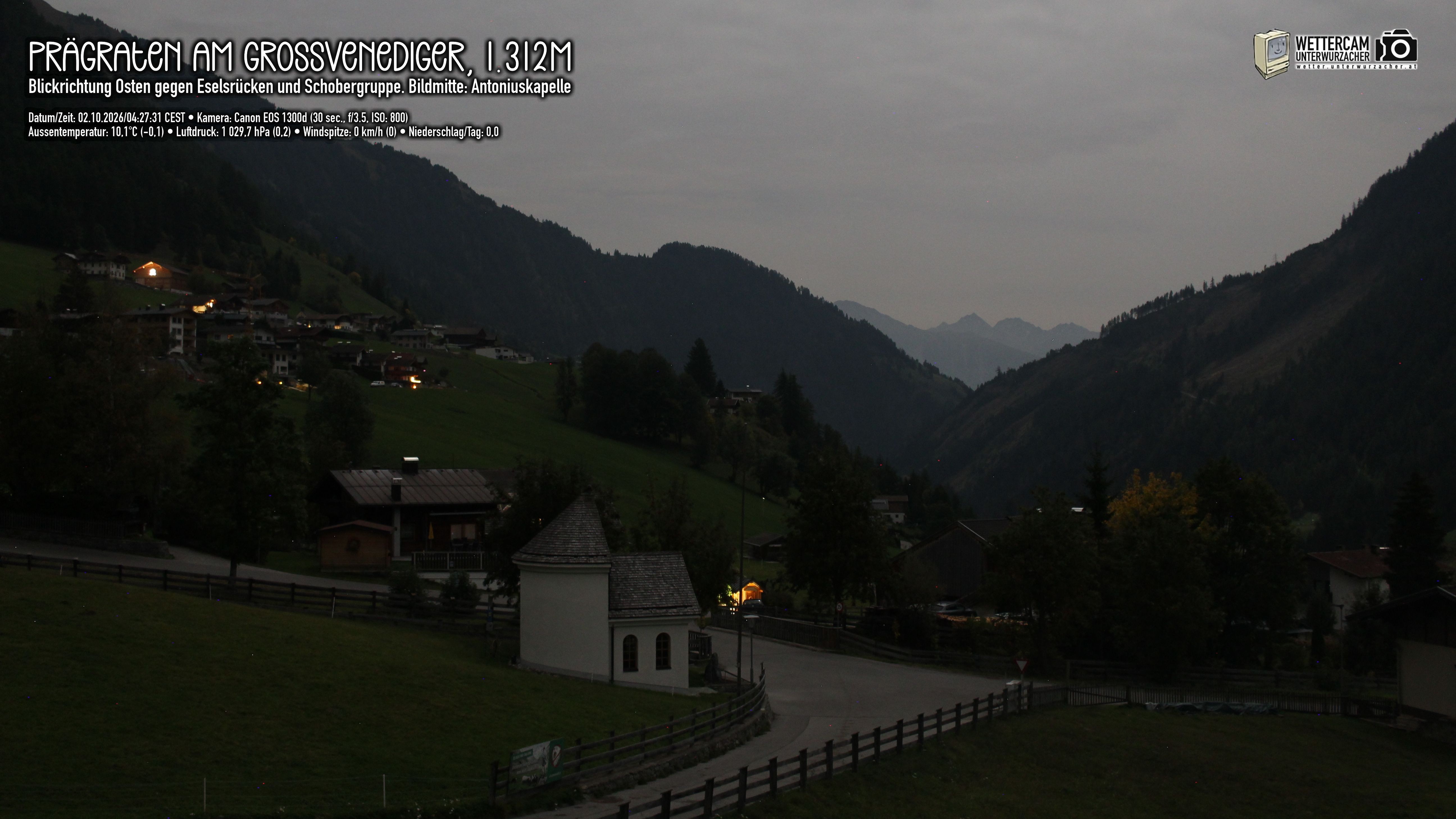 Archiv Foto Webcam Prägraten in Osttirol
