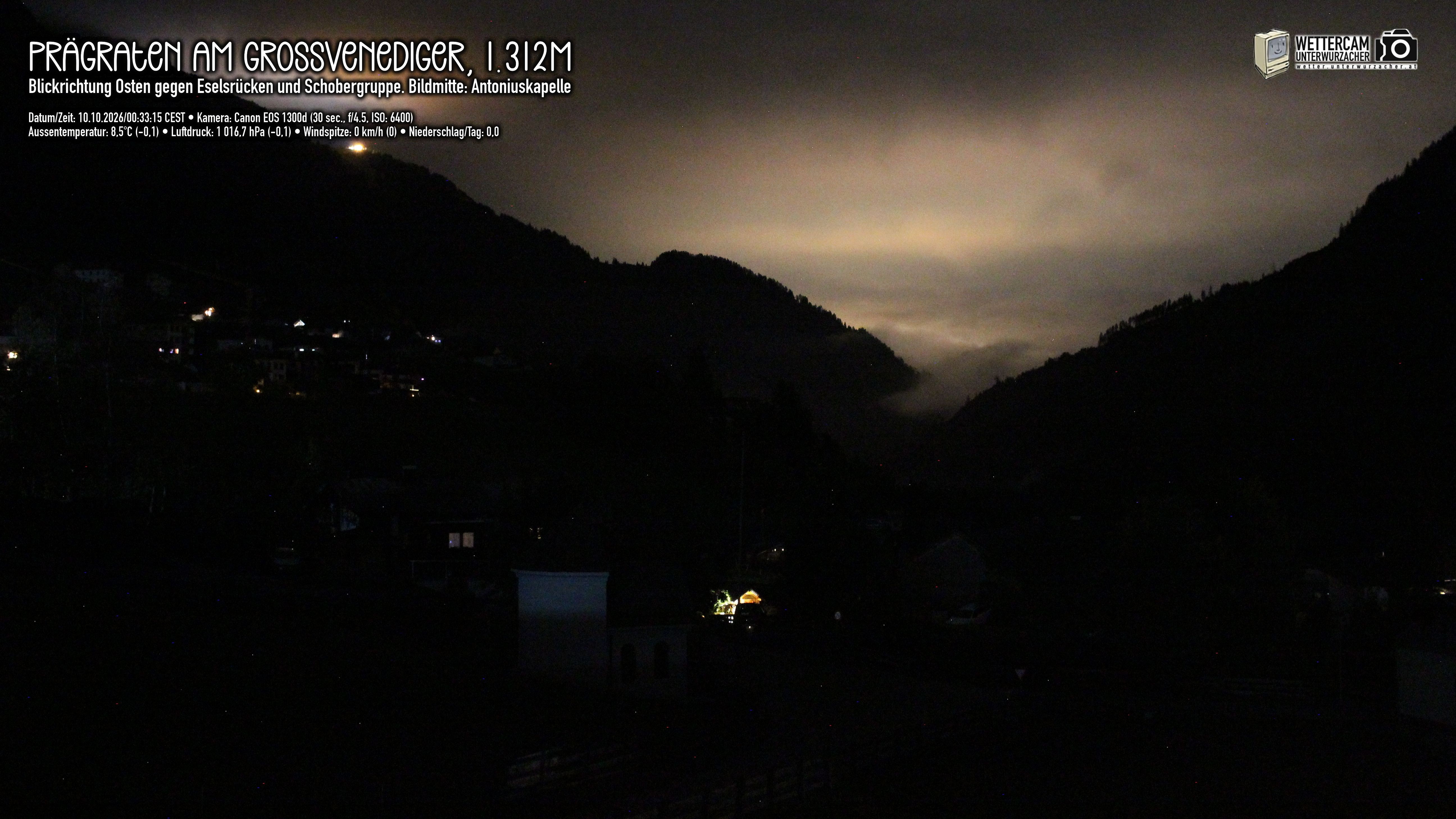 Archived image Webcam Prägraten, East Tyrol