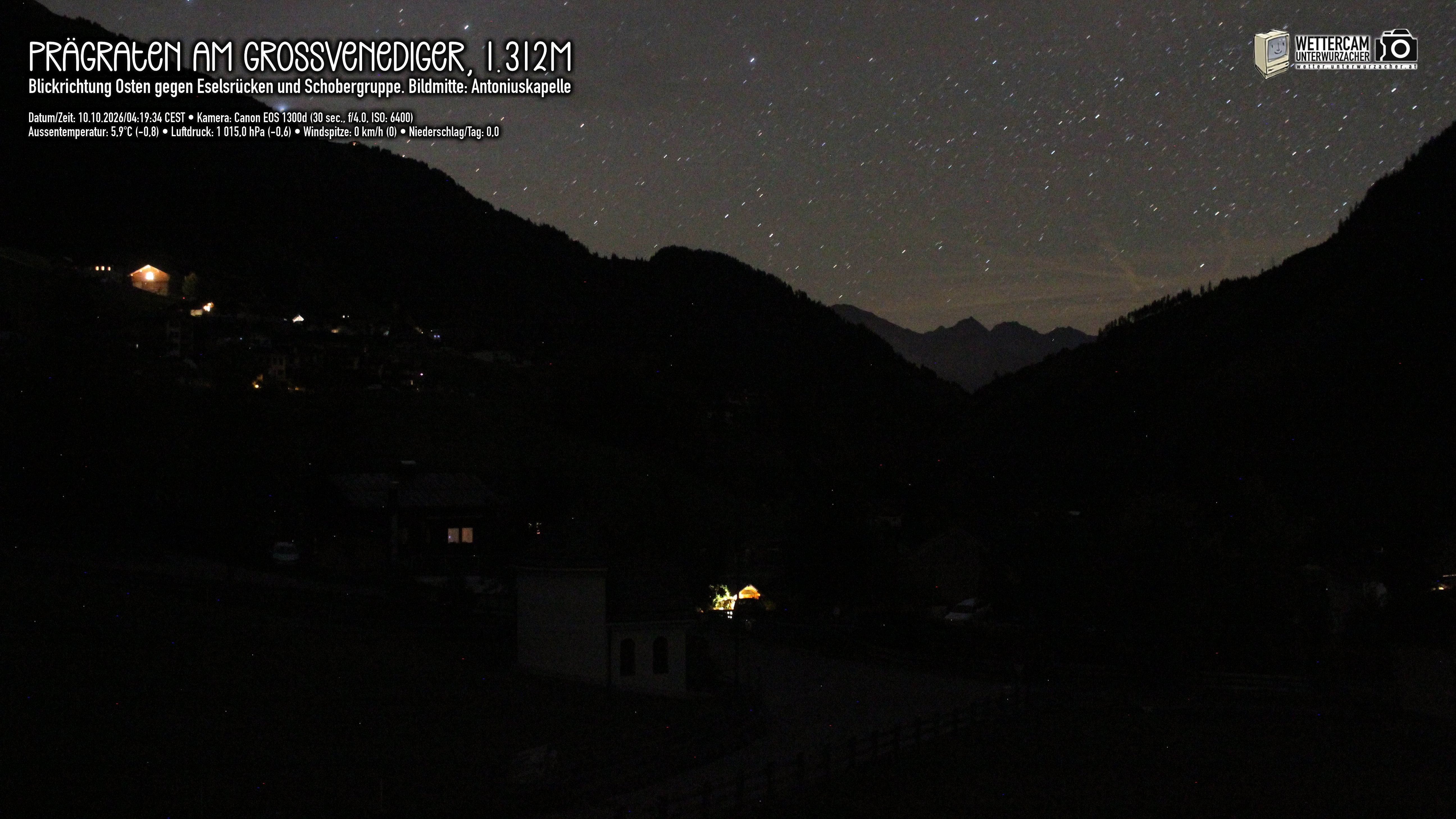 Archived image Webcam Prägraten, East Tyrol