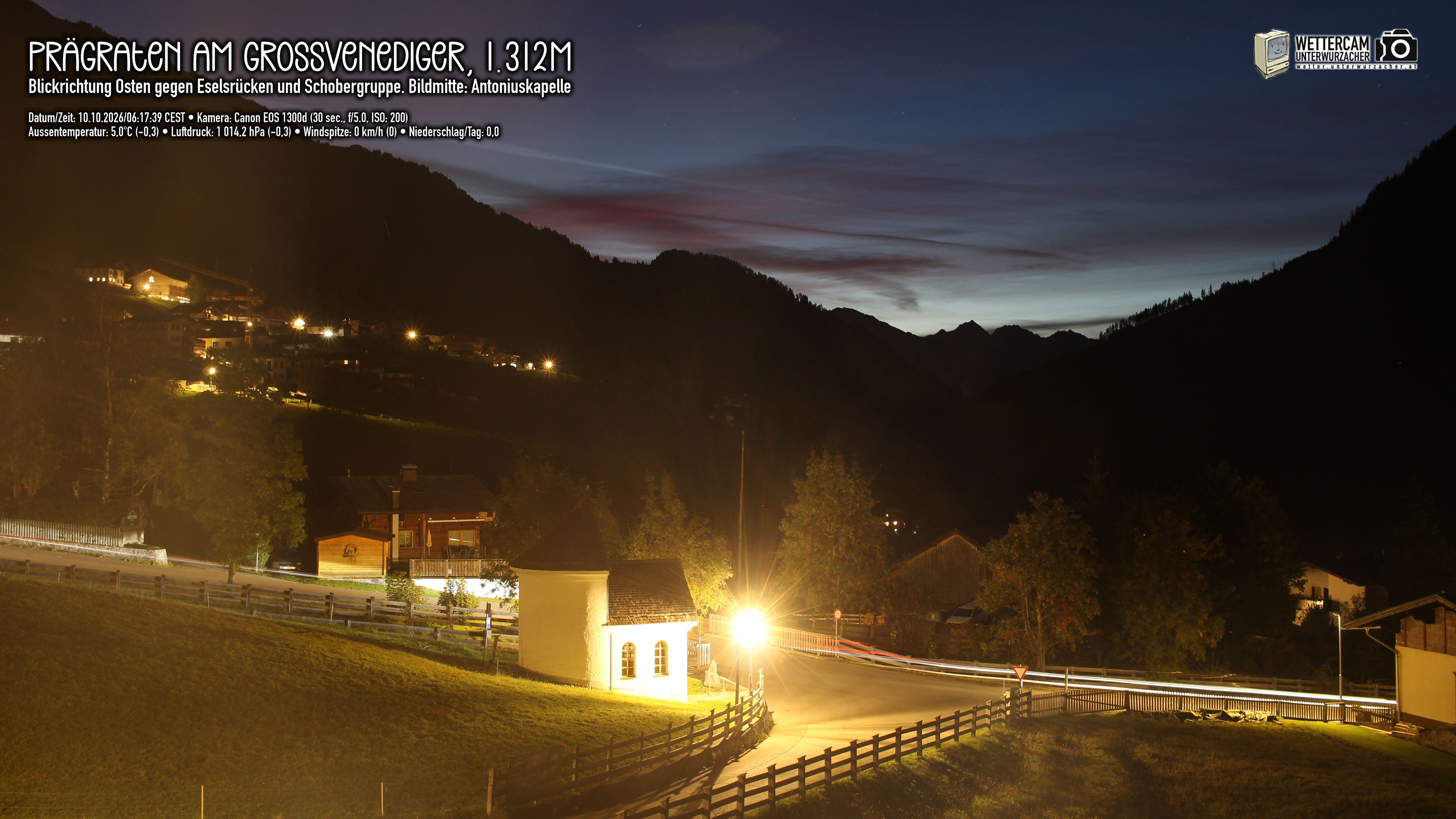 Archived image Webcam Prägraten, East Tyrol