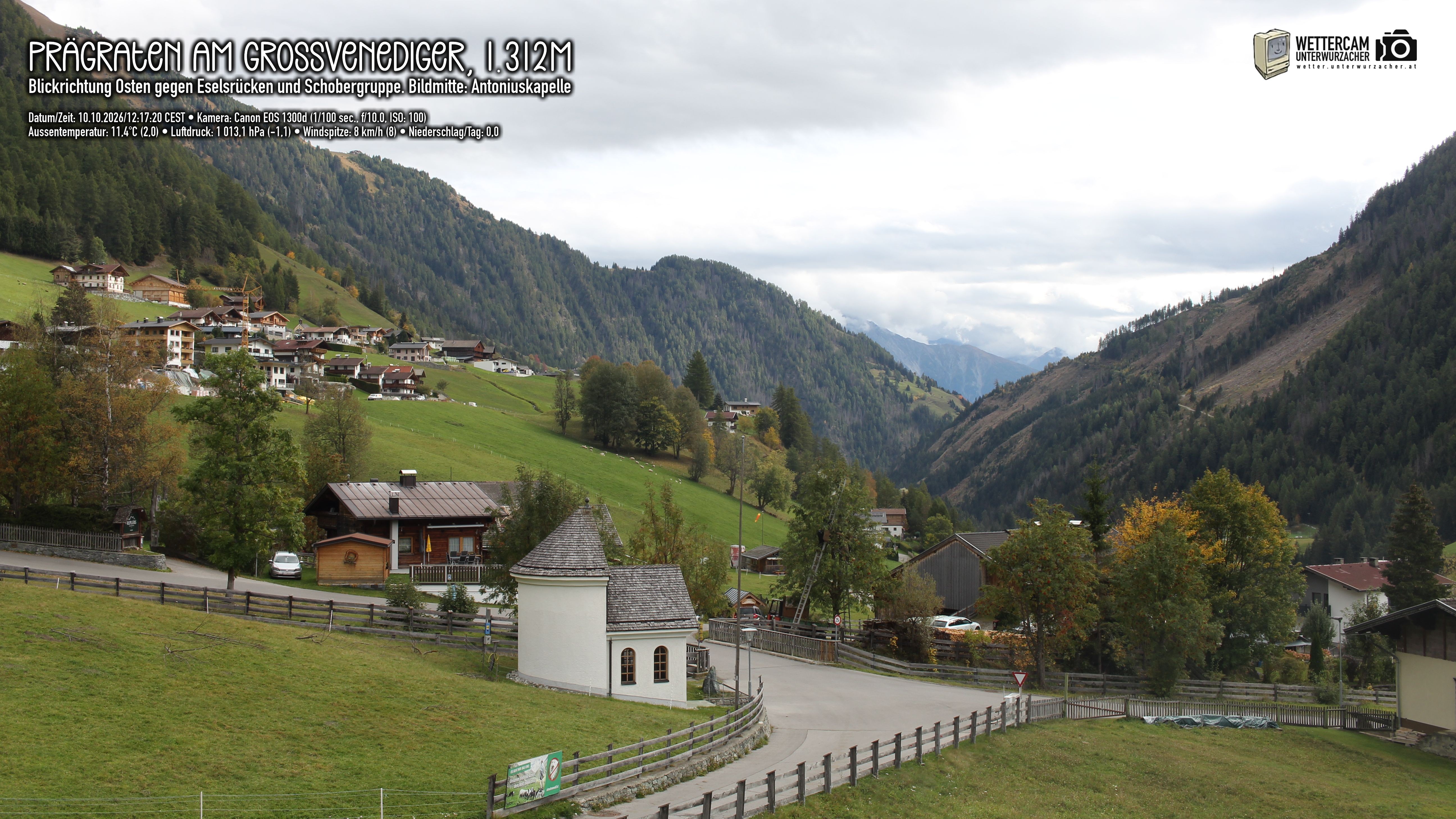Archived image Webcam Prägraten, East Tyrol
