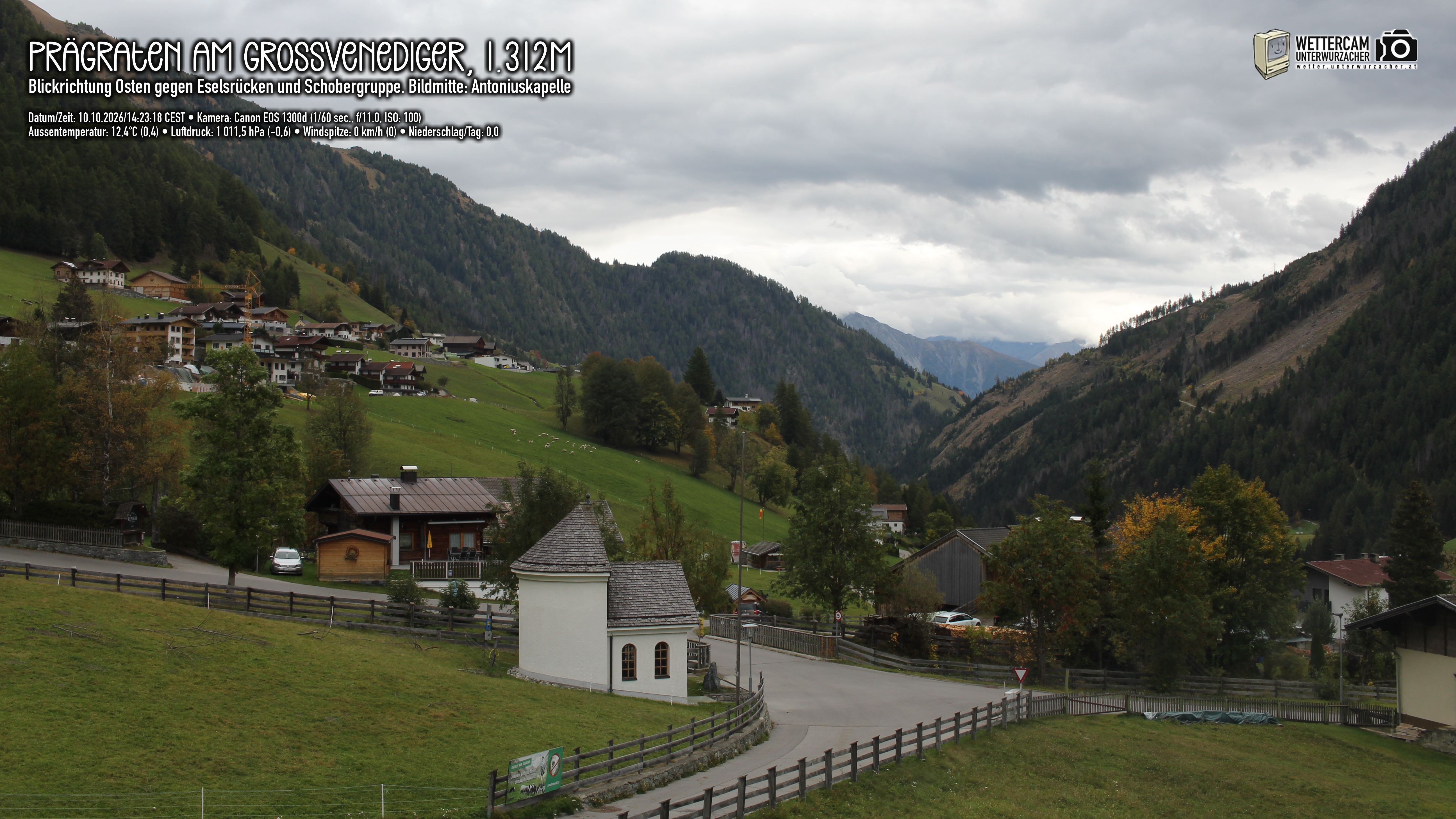 Archived image Webcam Prägraten, East Tyrol