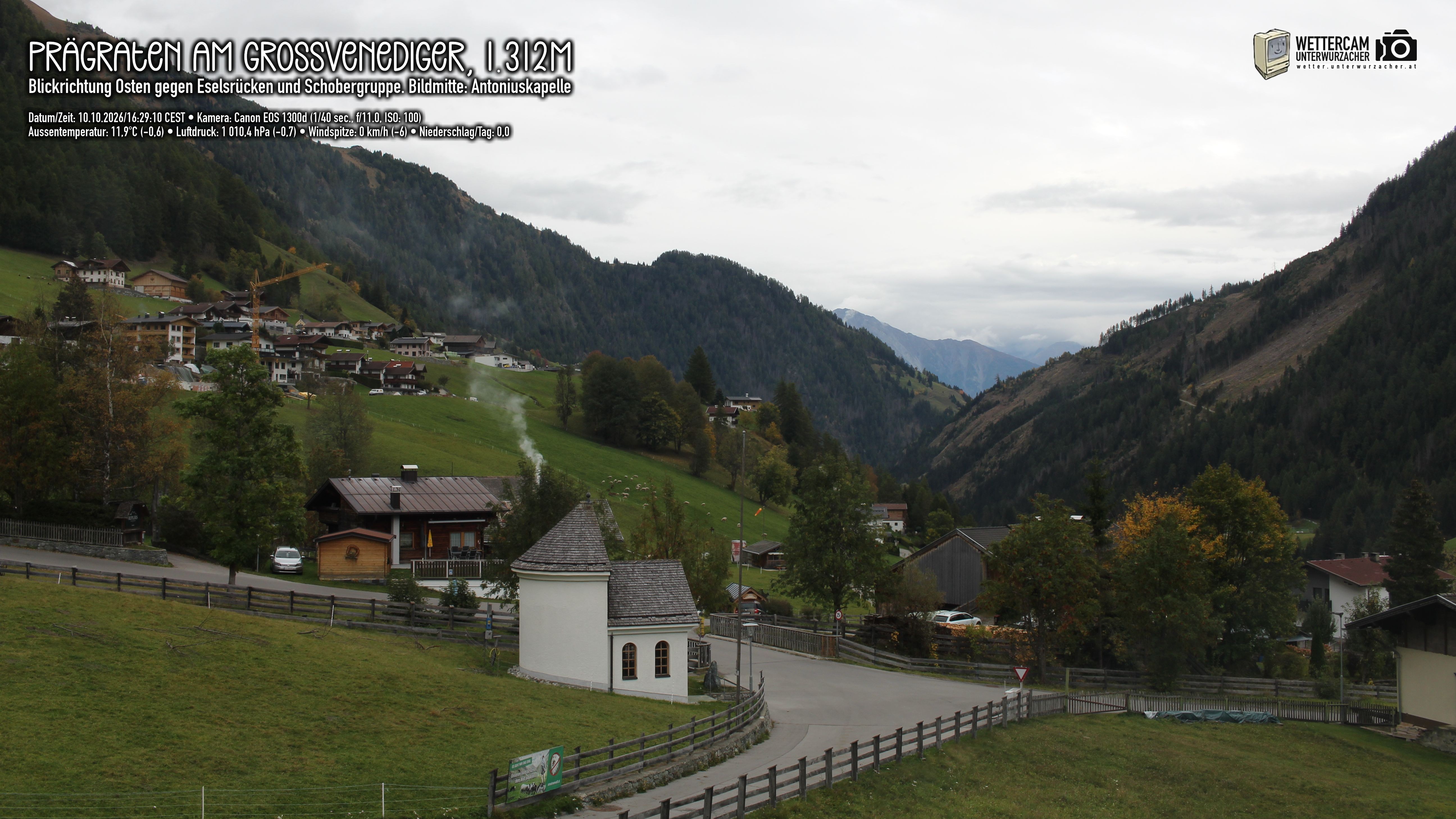 Archived image Webcam Prägraten, East Tyrol