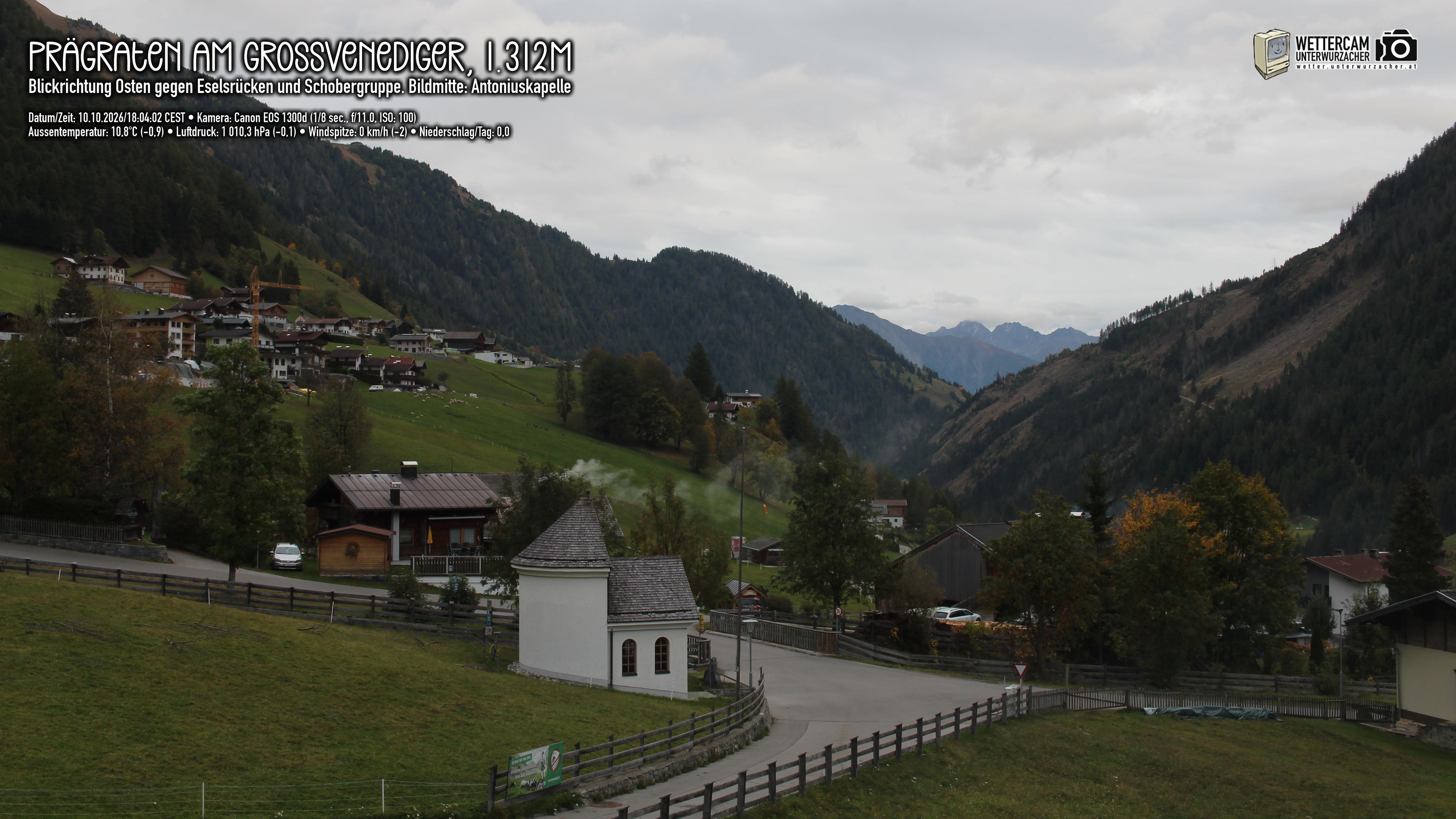 Archived image Webcam Prägraten, East Tyrol