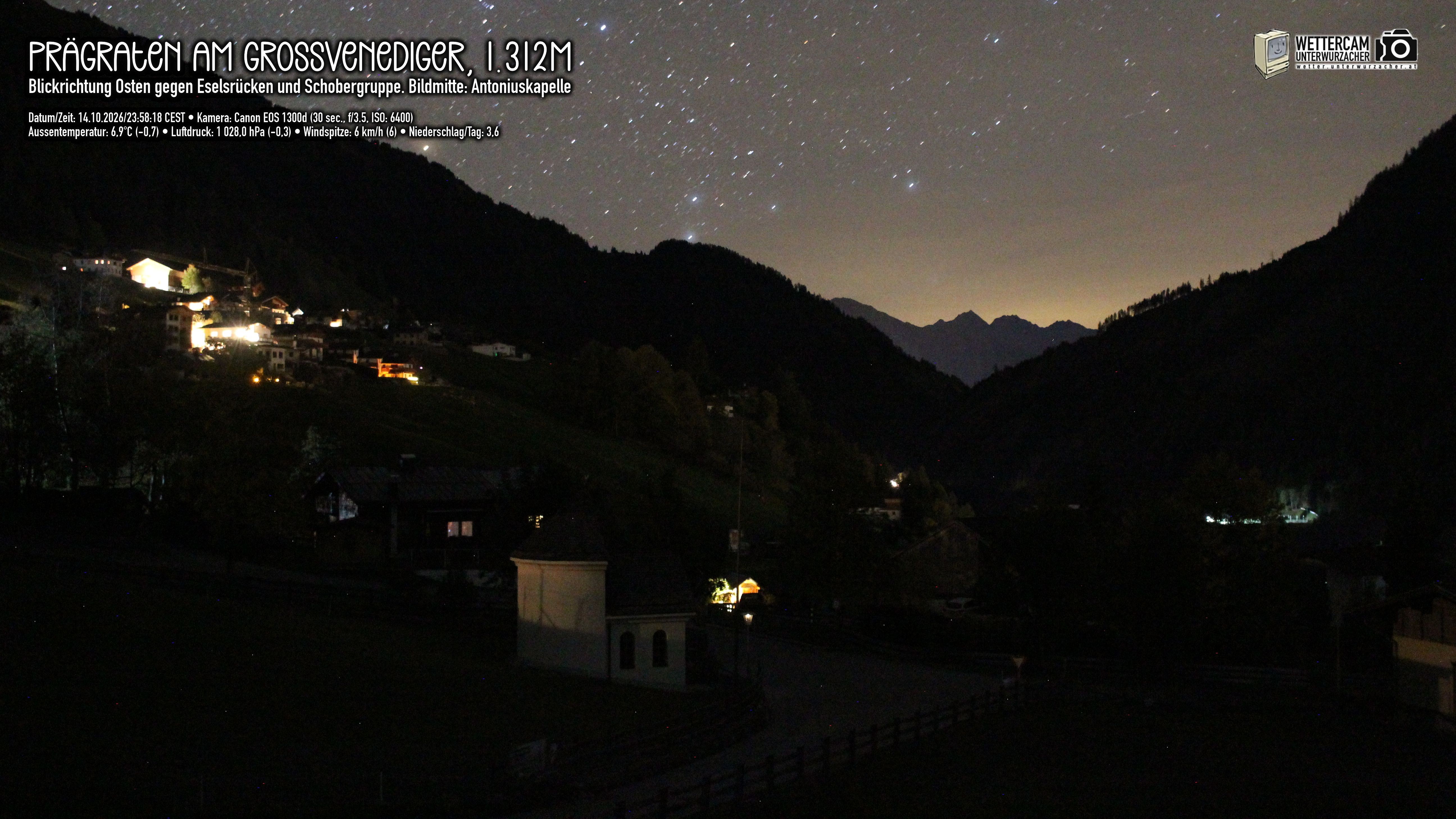 Archiv Foto Webcam Prägraten in Osttirol