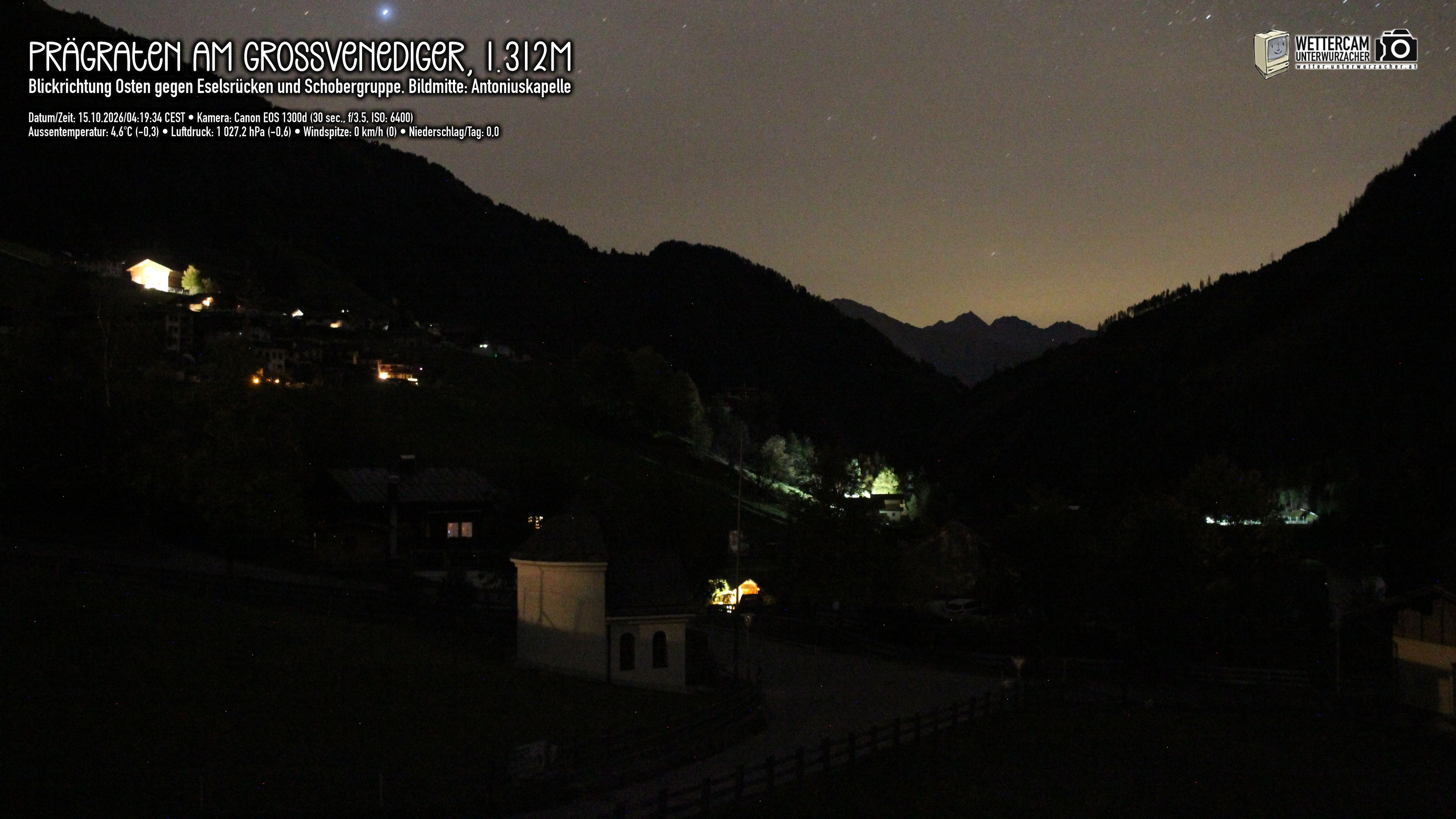 Archiv Foto Webcam Prägraten in Osttirol