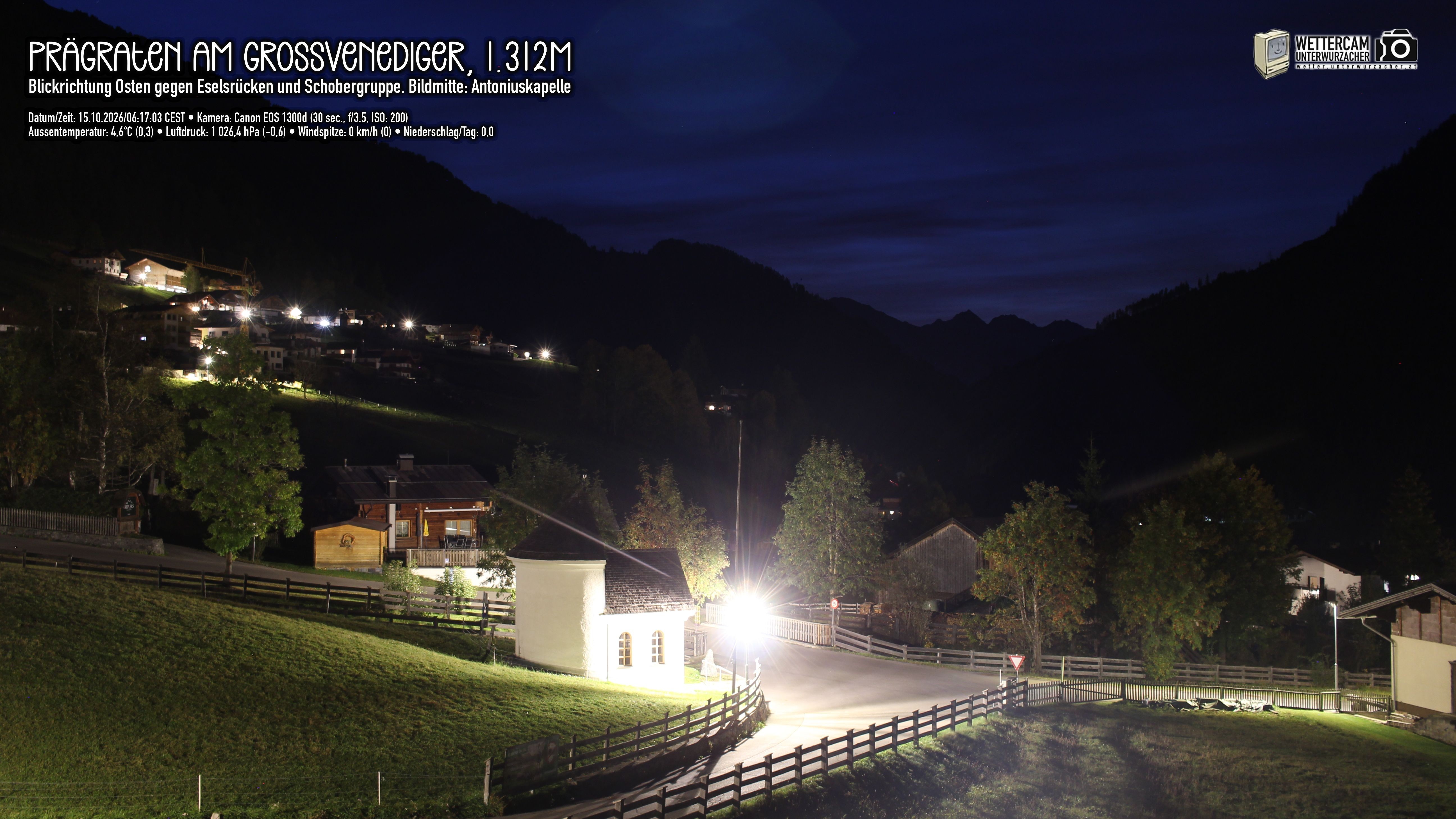 Archiv Foto Webcam Prägraten in Osttirol
