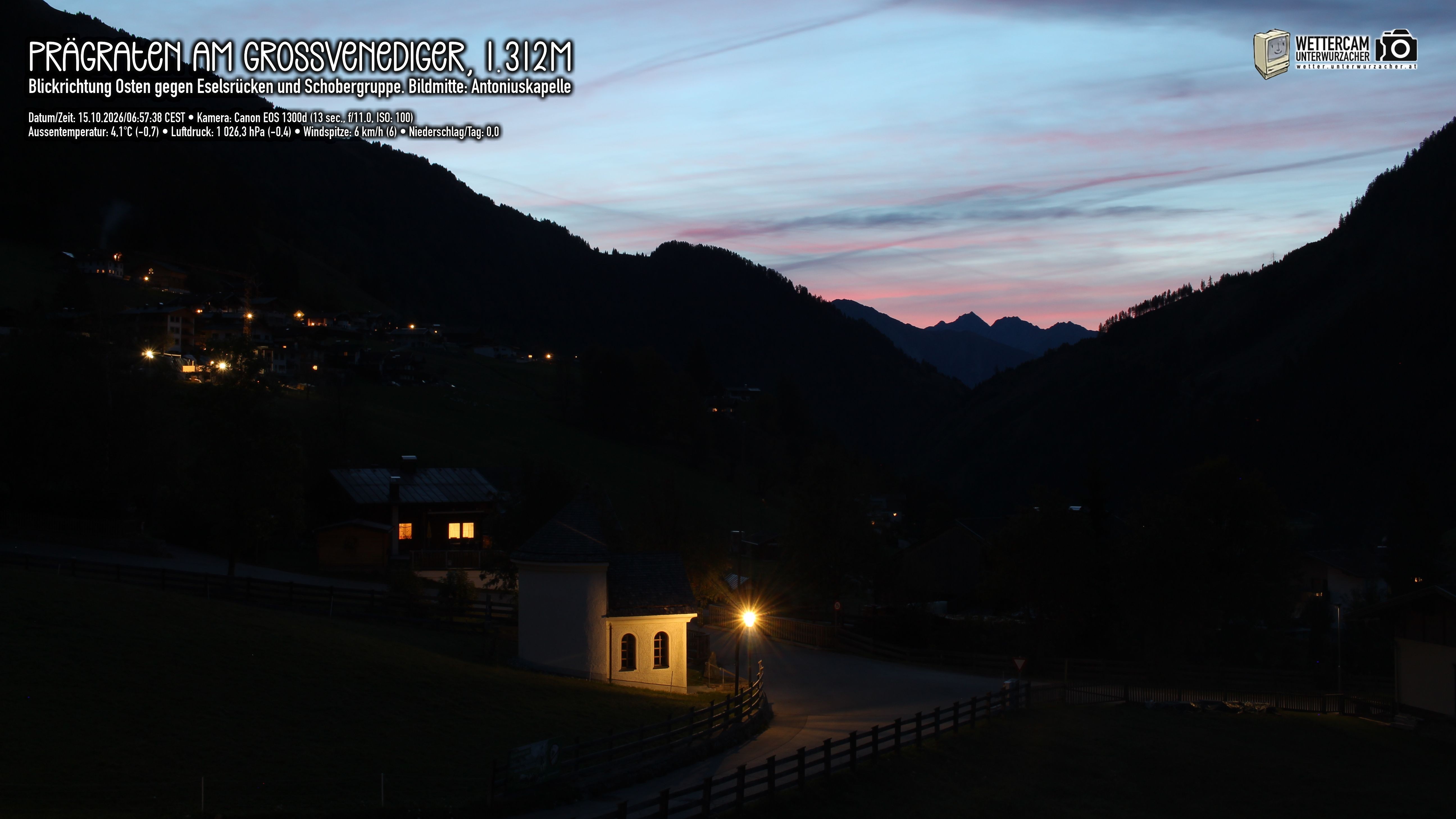 Archiv Foto Webcam Prägraten in Osttirol