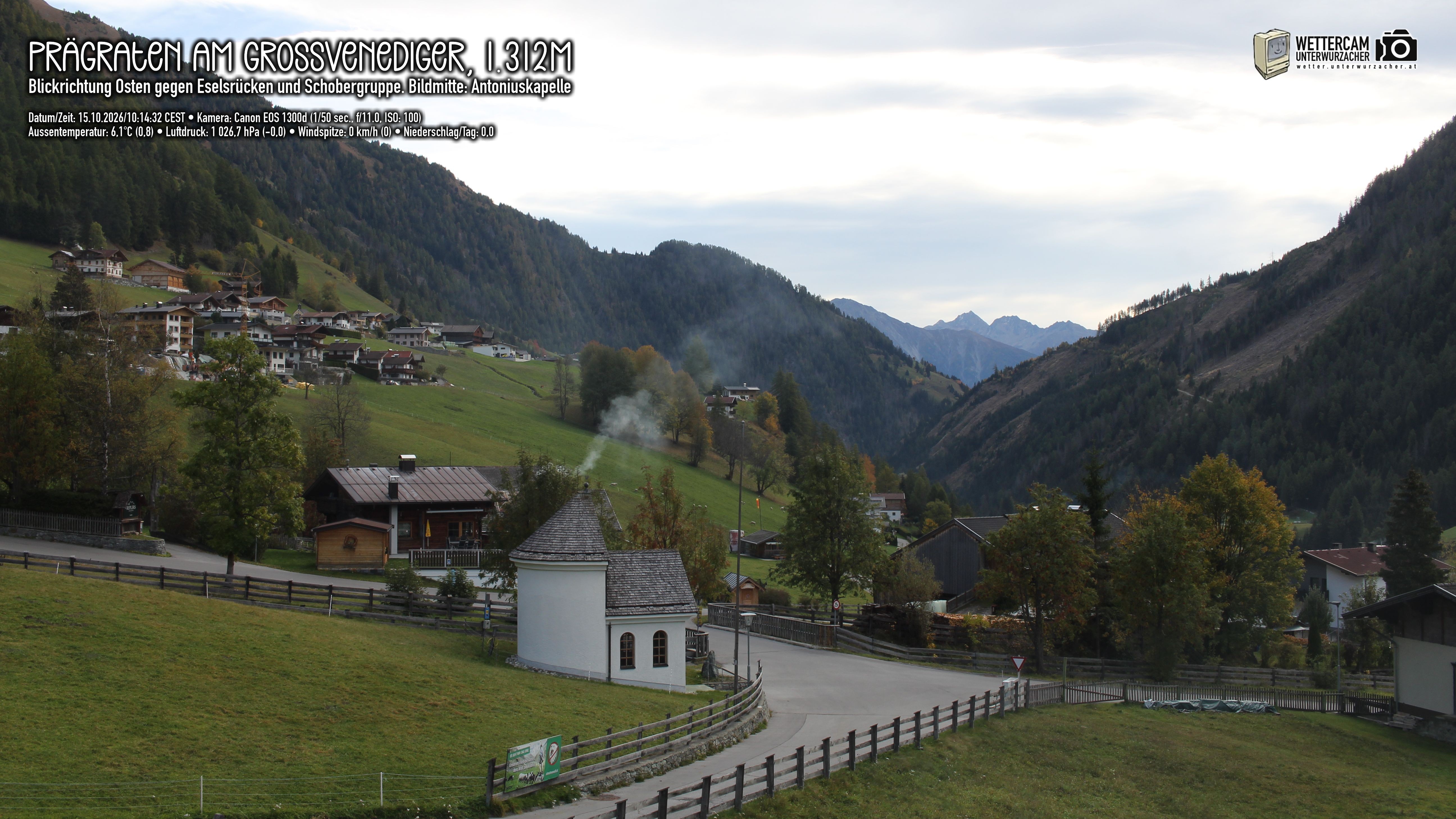 Archiv Foto Webcam Prägraten in Osttirol