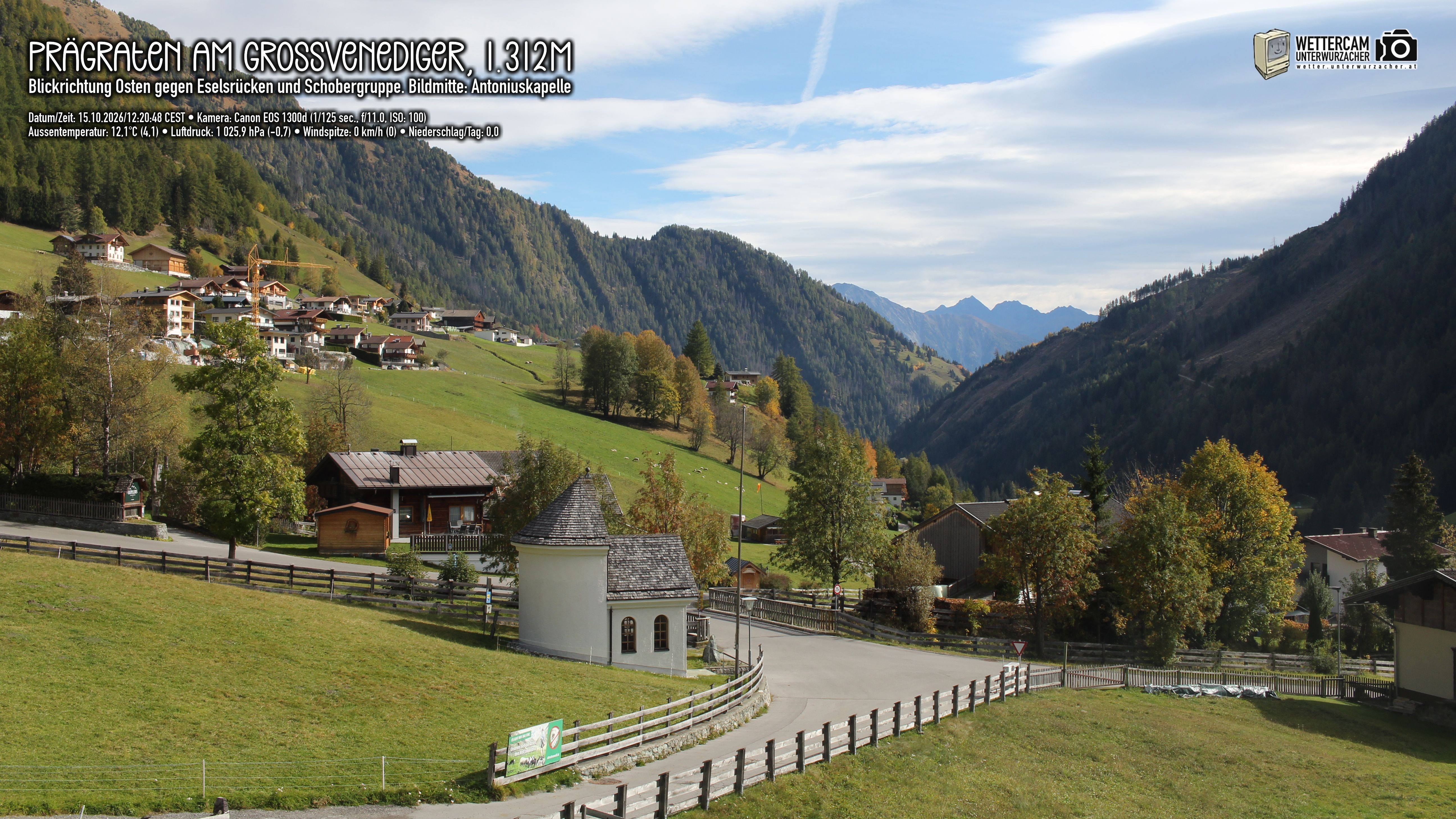 Archiv Foto Webcam Prägraten in Osttirol