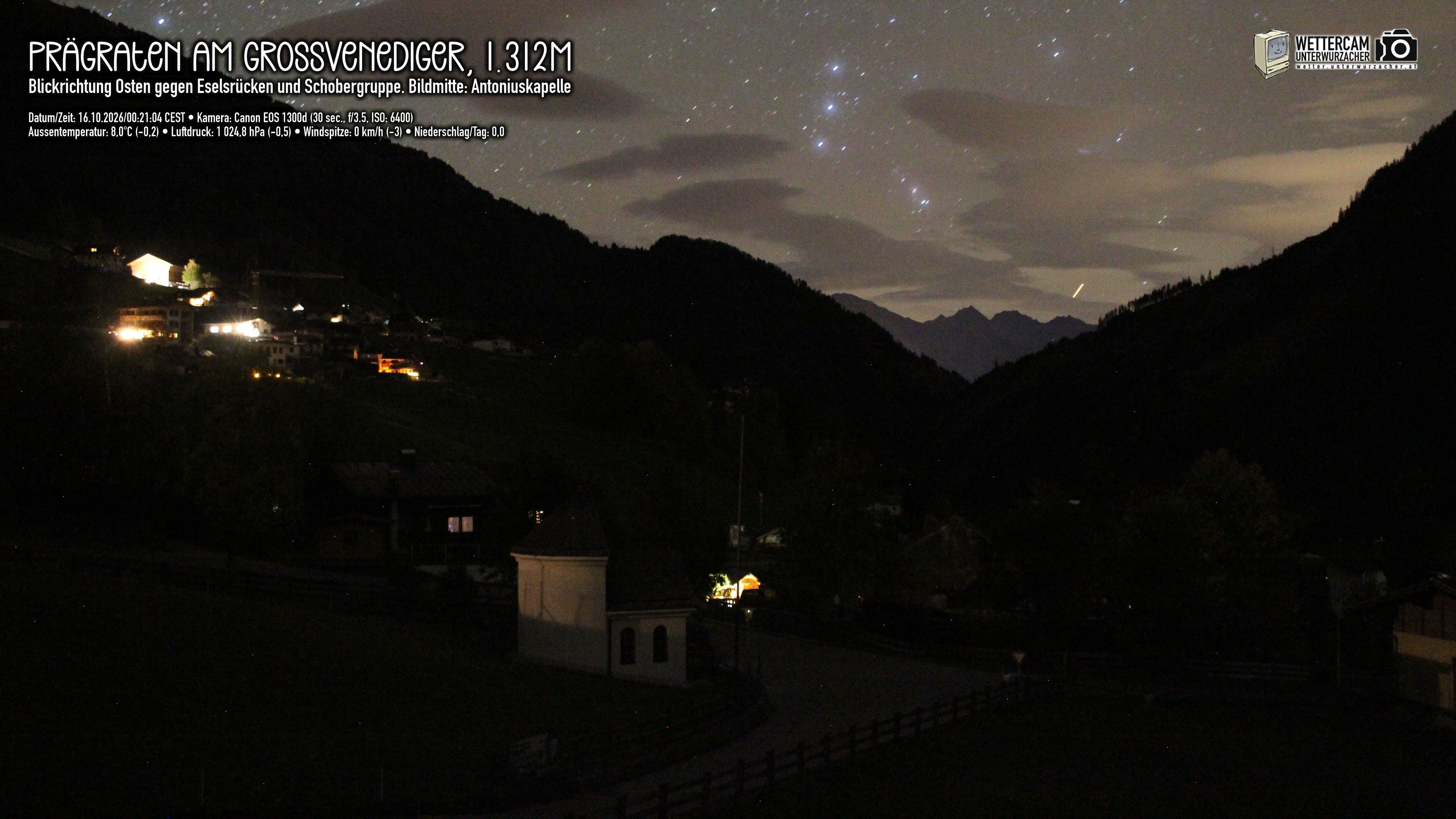Archiv Foto Webcam Prägraten in Osttirol