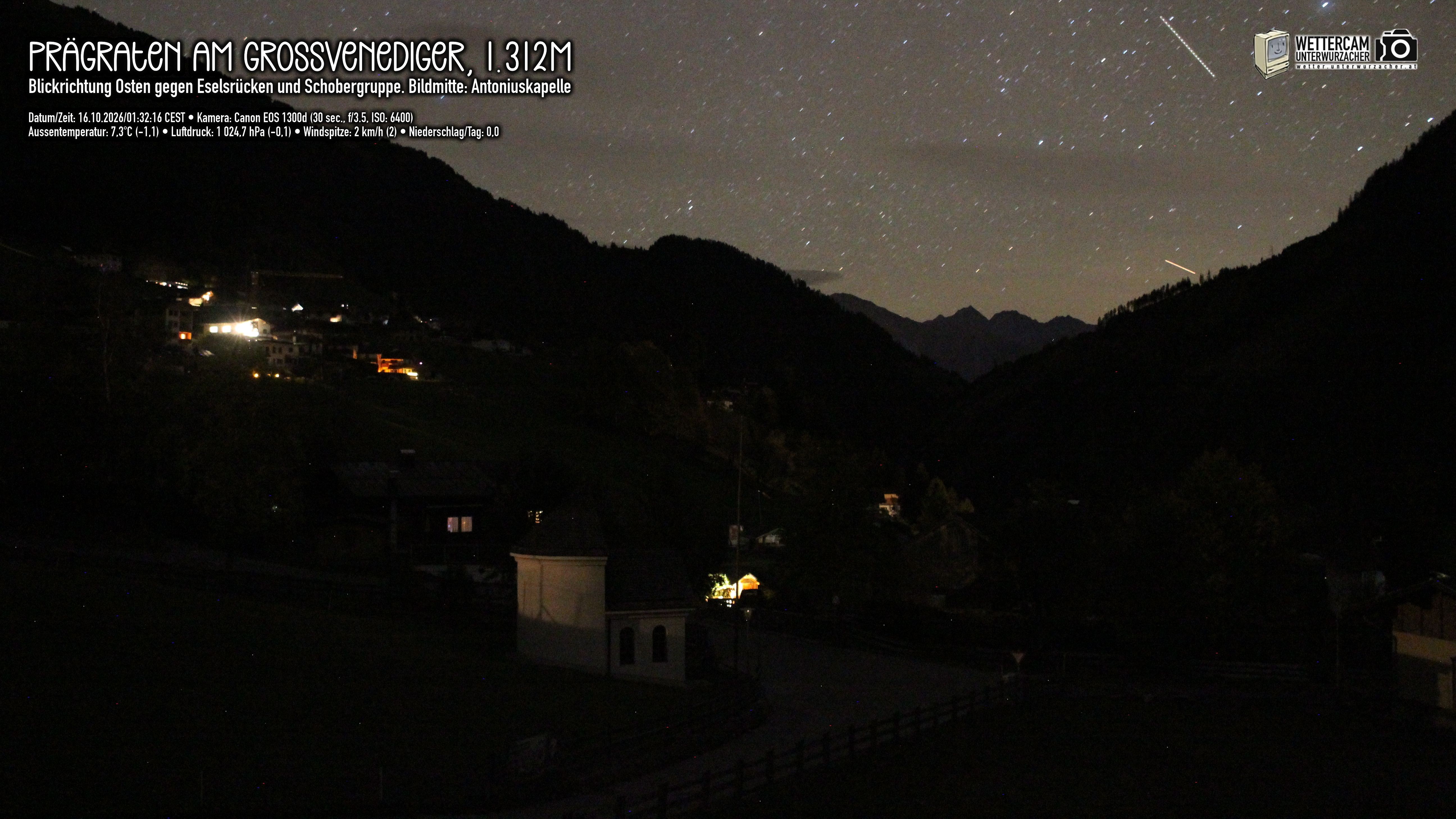 Archiv Foto Webcam Prägraten in Osttirol