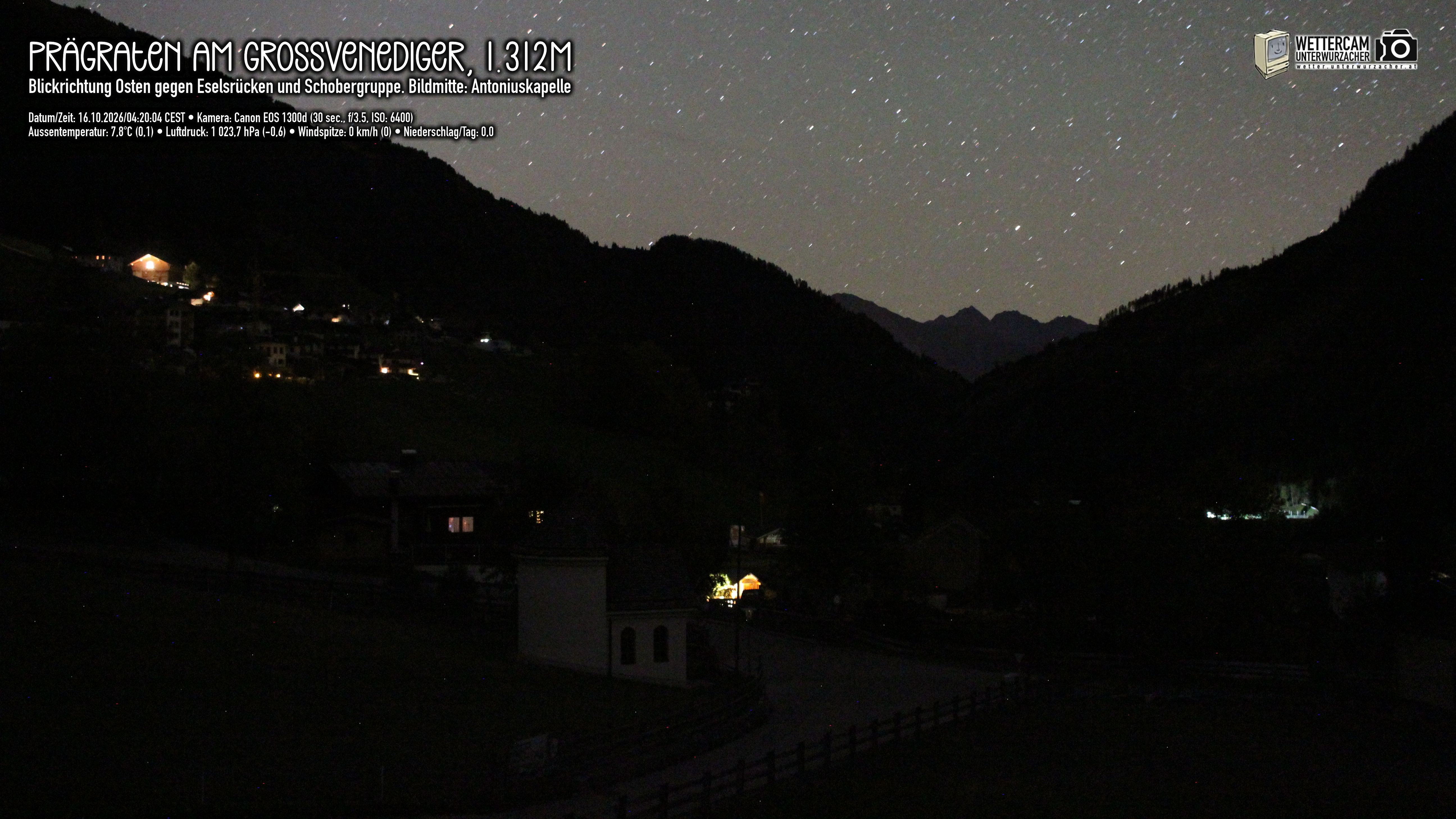 Archiv Foto Webcam Prägraten in Osttirol