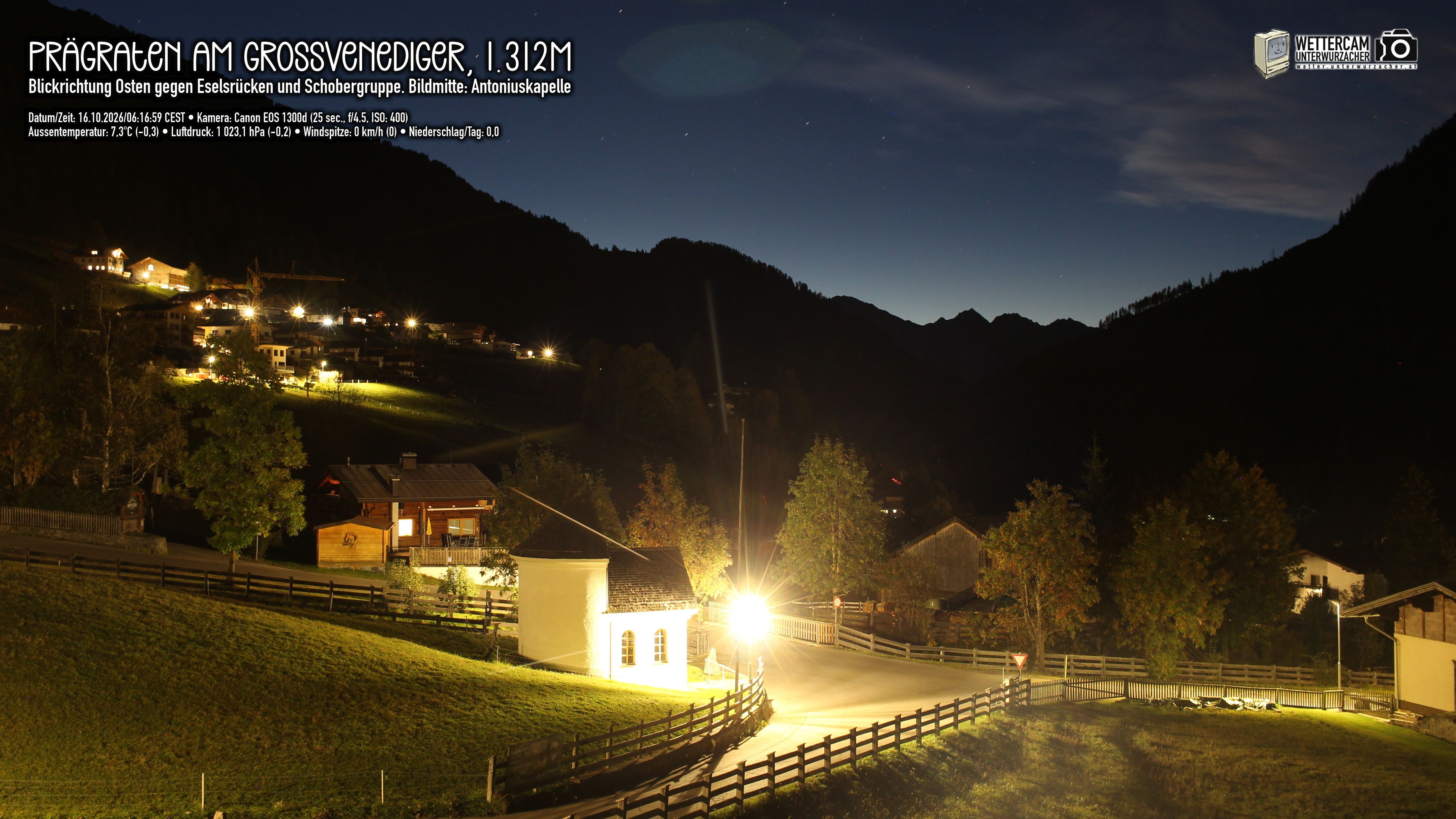 Archiv Foto Webcam Prägraten in Osttirol
