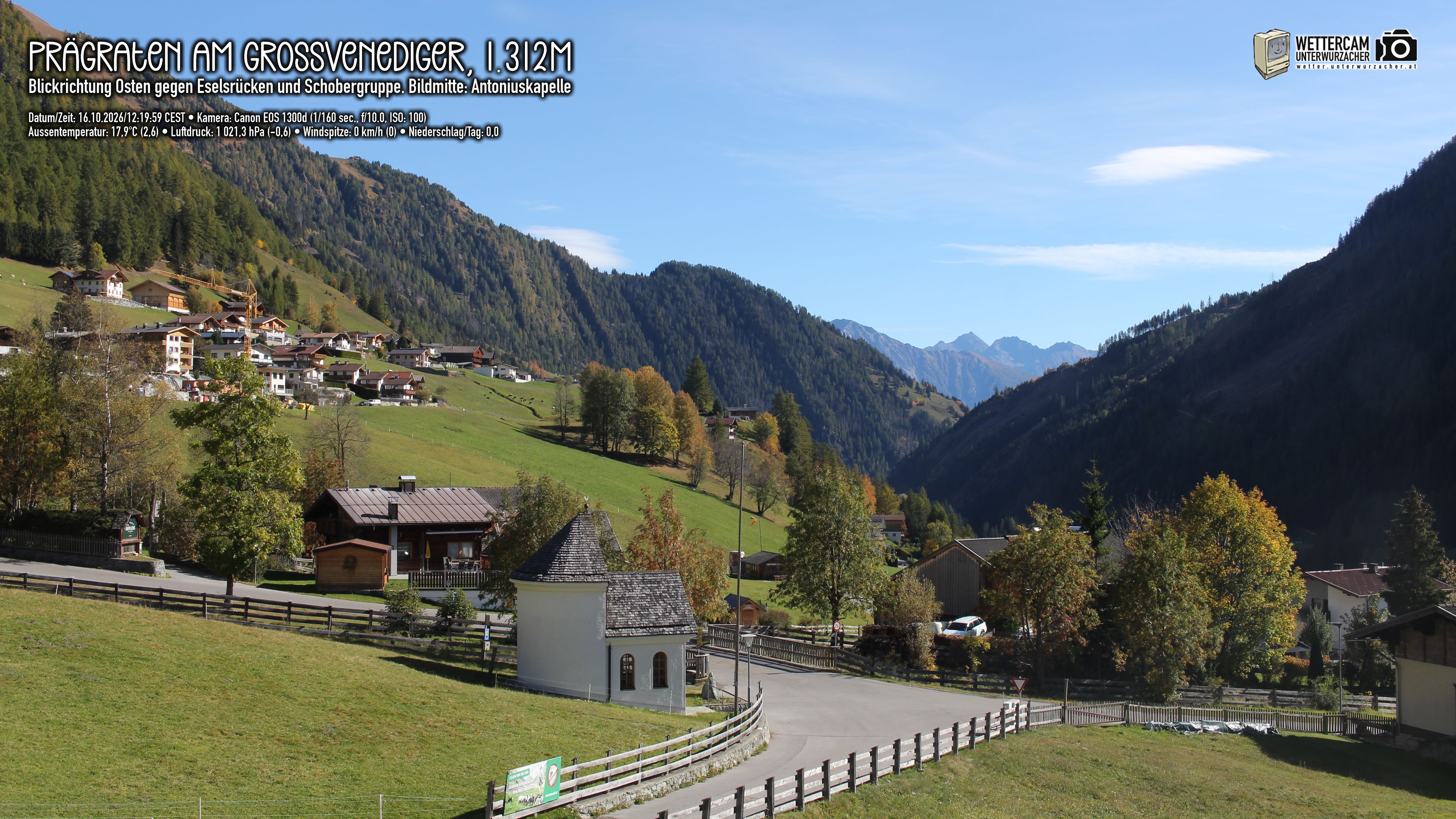 Archiv Foto Webcam Prägraten in Osttirol