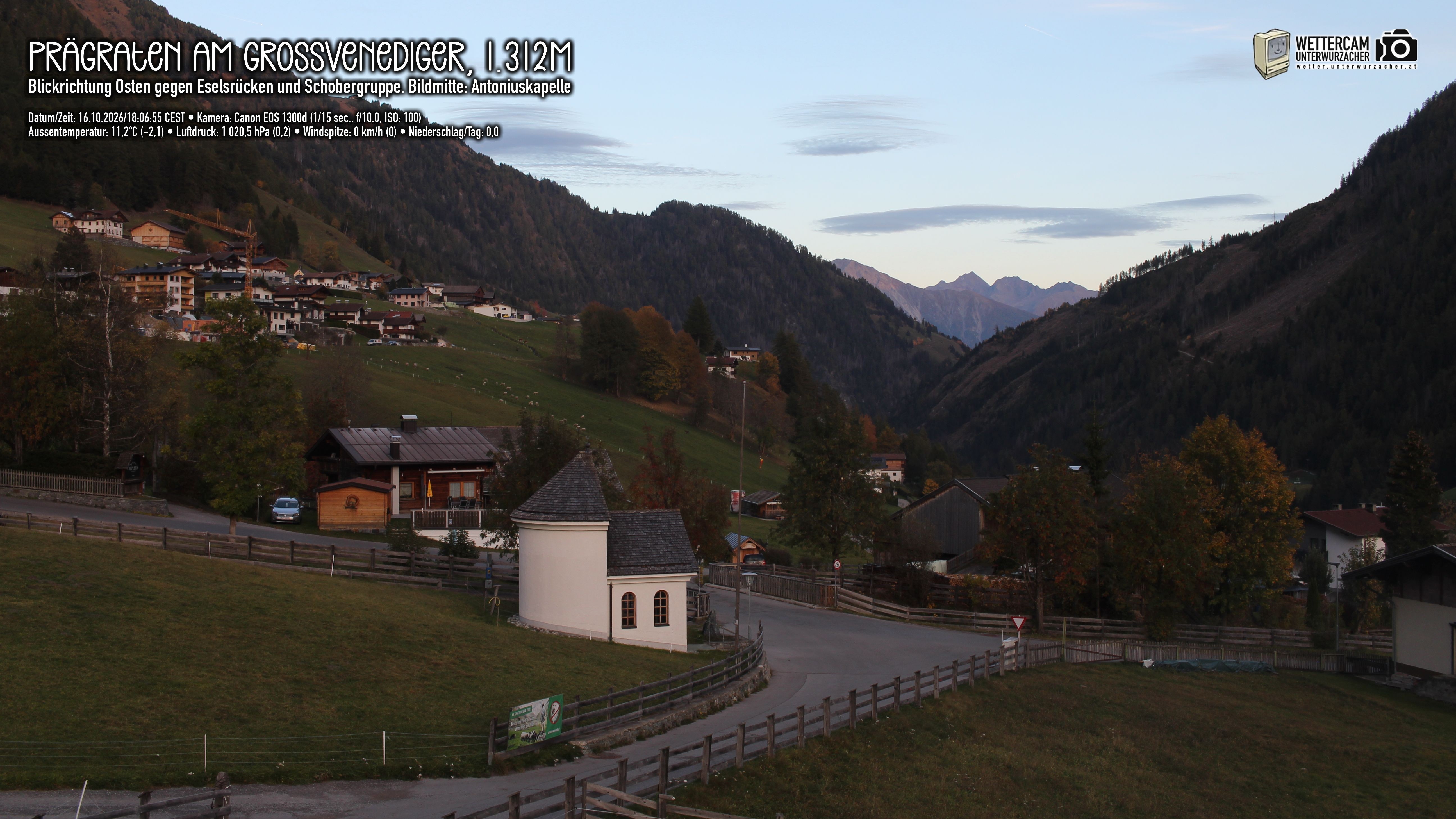 Archiv Foto Webcam Prägraten in Osttirol
