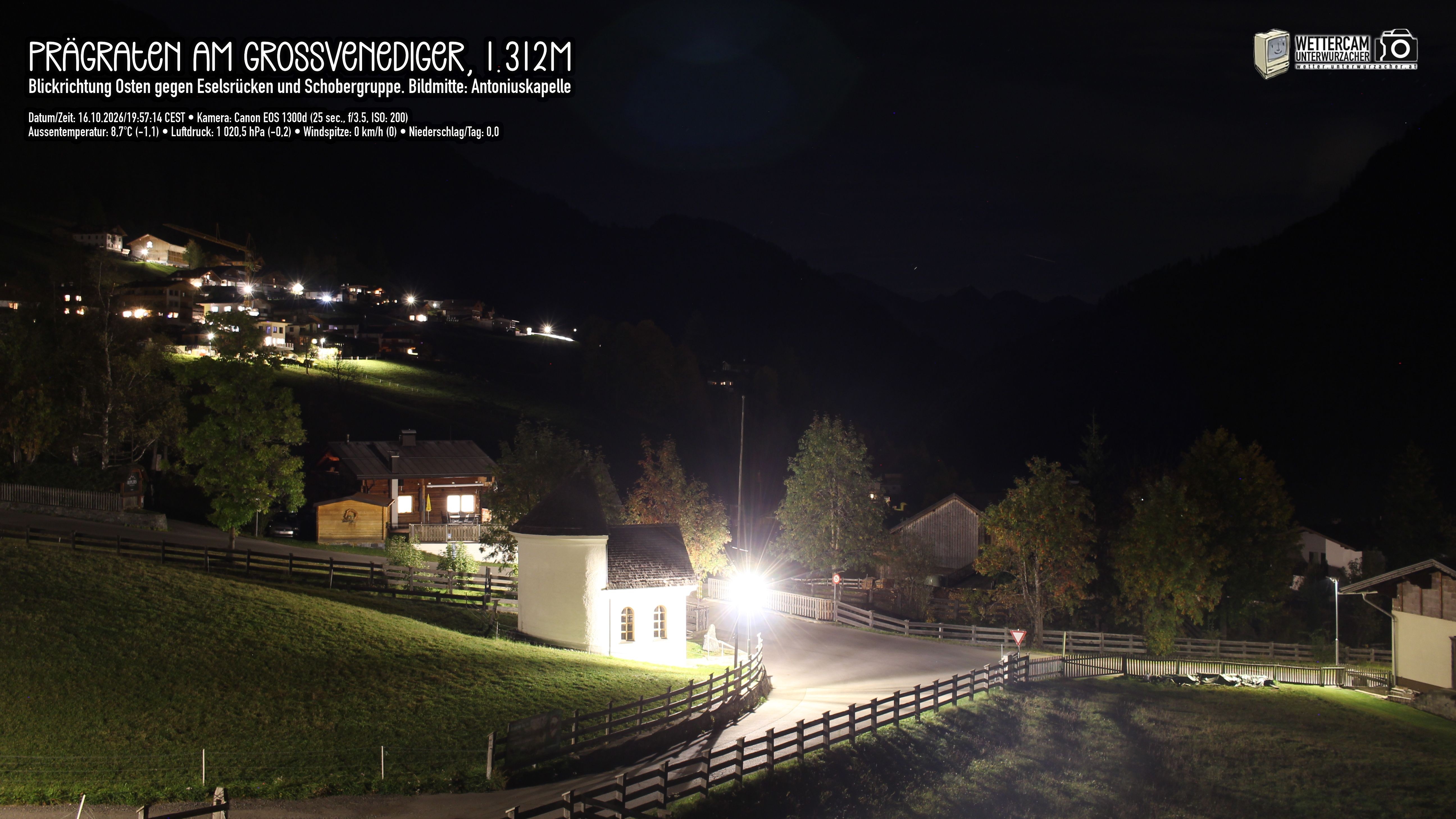 Archiv Foto Webcam Prägraten in Osttirol
