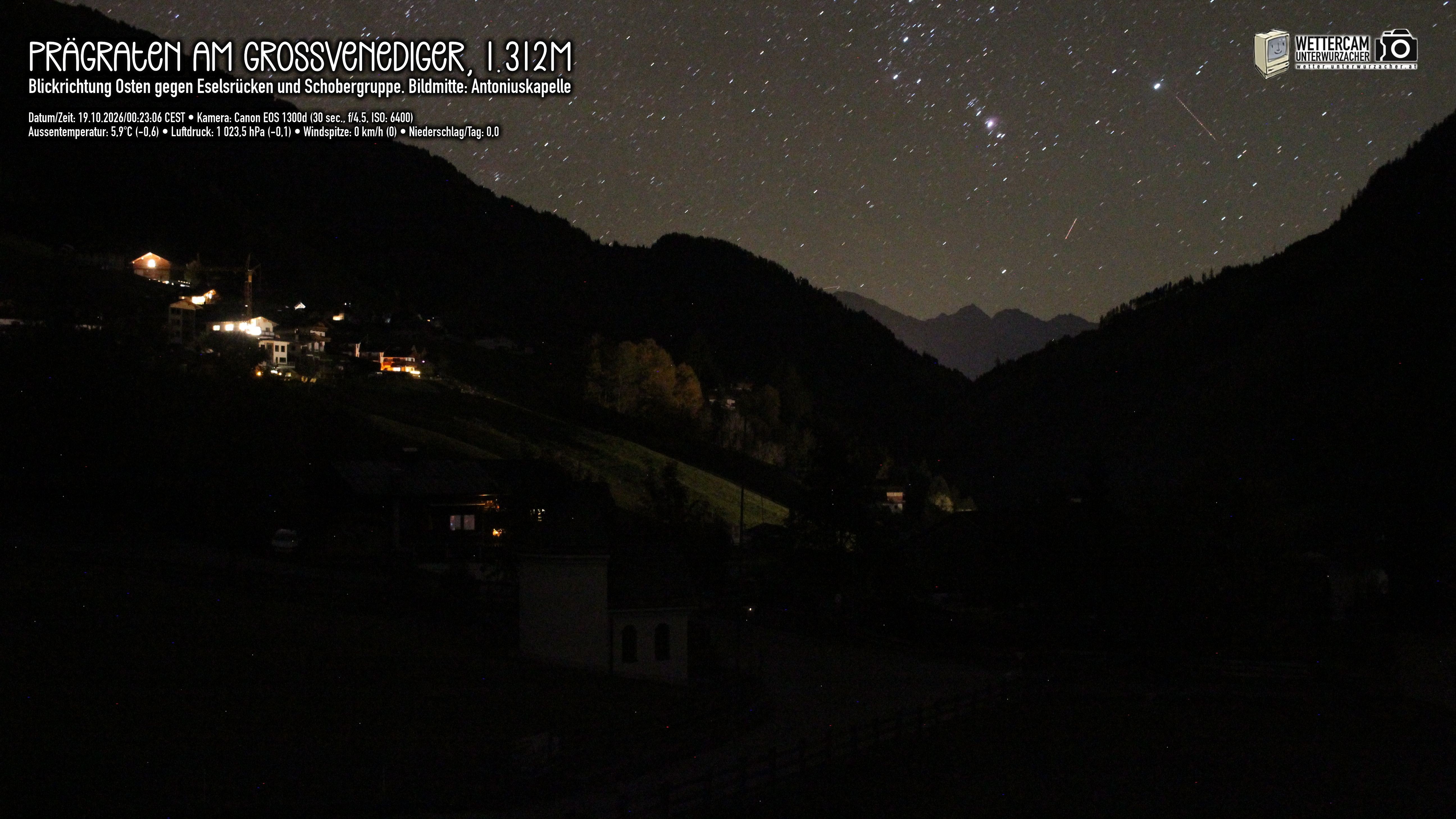 Archiv Foto Webcam Prägraten in Osttirol