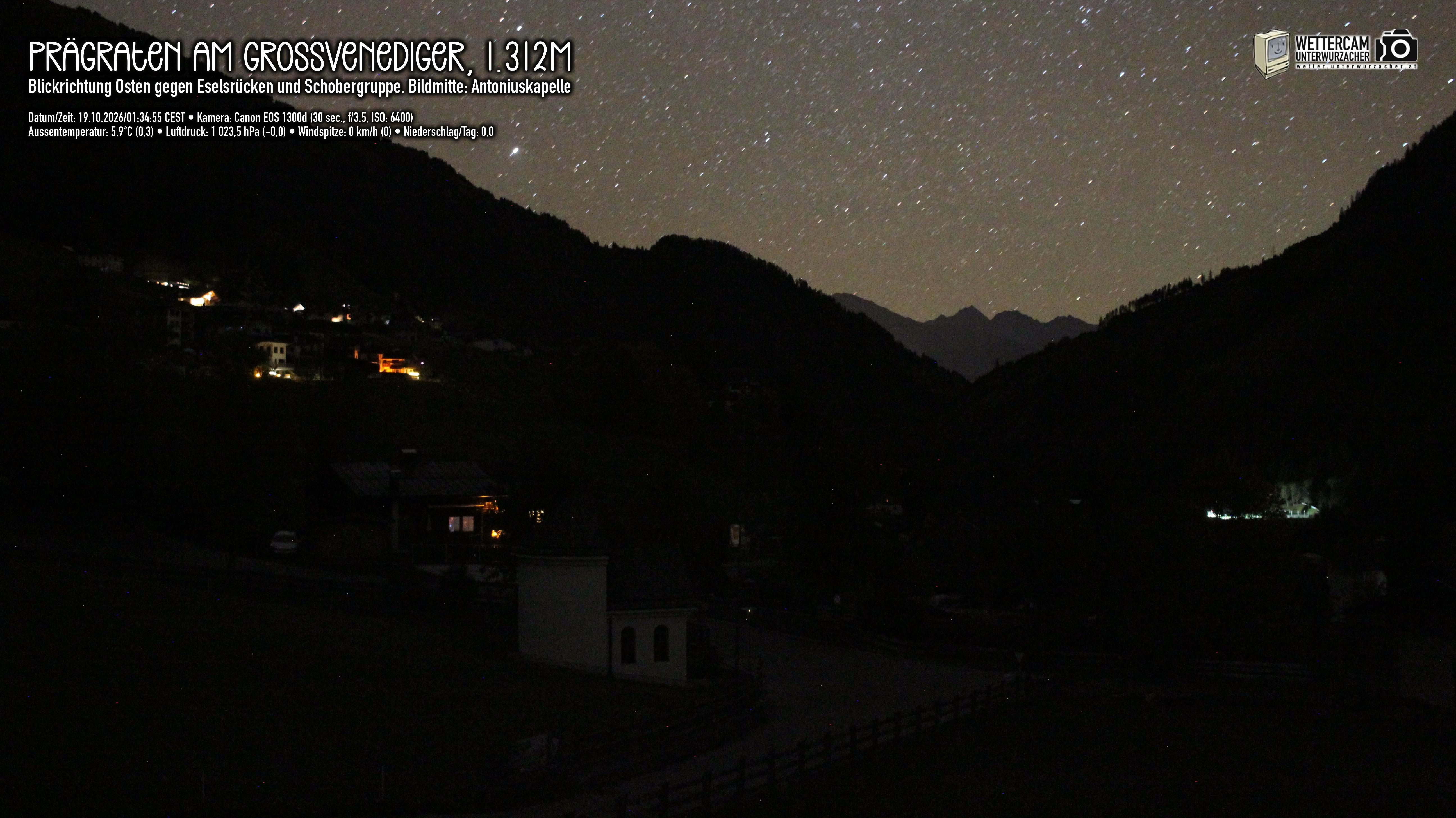 Archiv Foto Webcam Prägraten in Osttirol