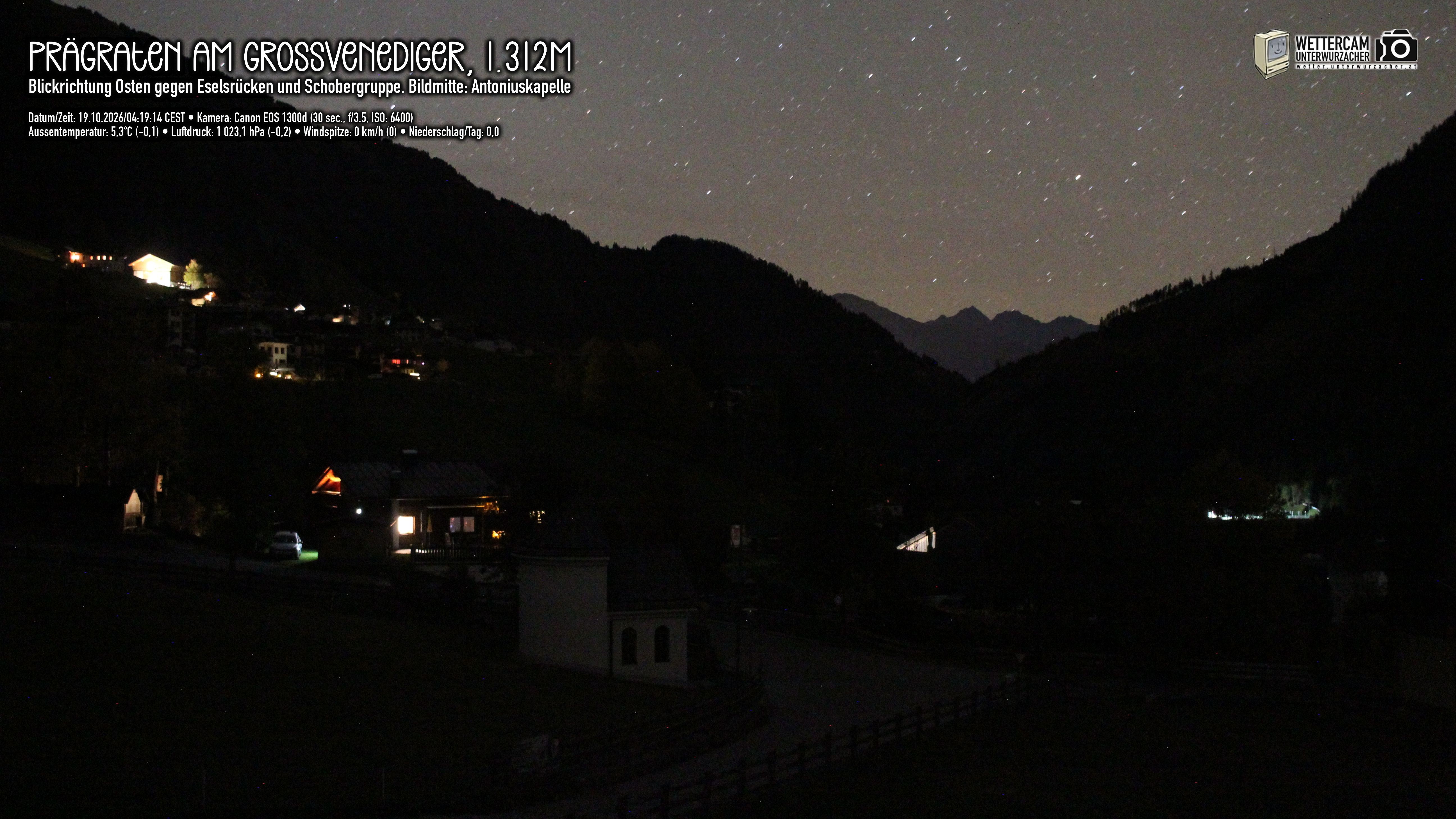 Archiv Foto Webcam Prägraten in Osttirol