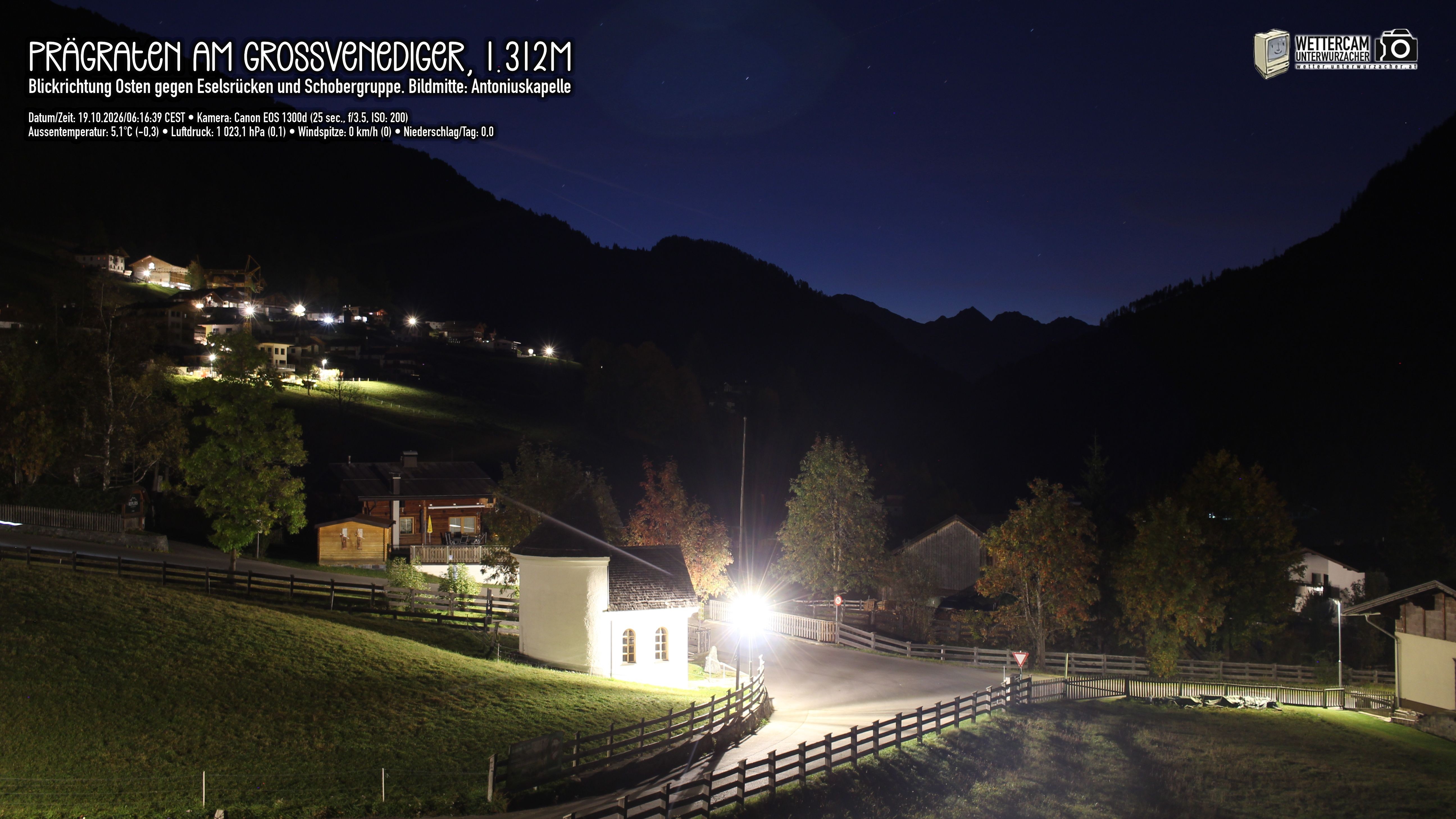Archiv Foto Webcam Prägraten in Osttirol