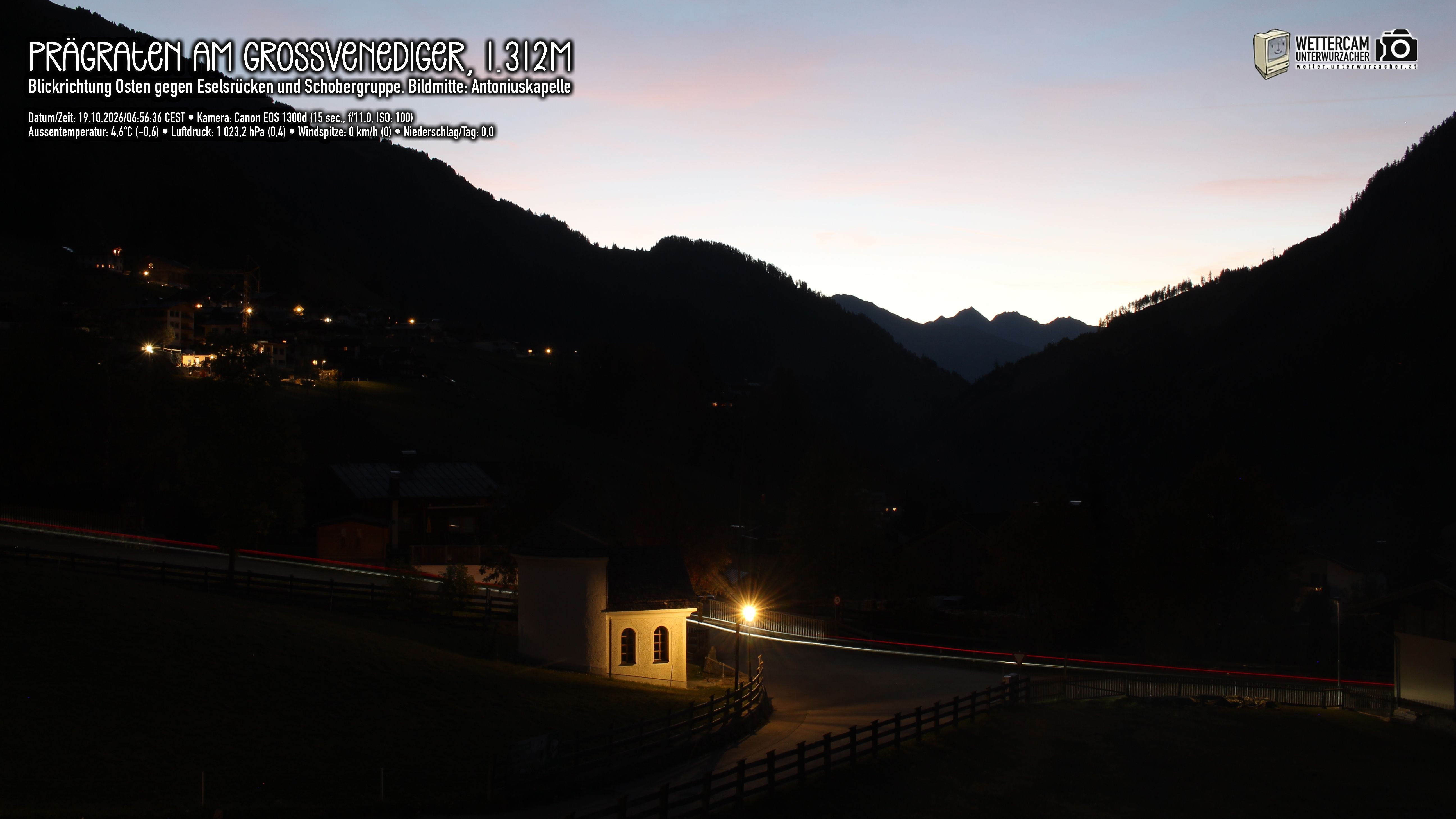 Archiv Foto Webcam Prägraten in Osttirol