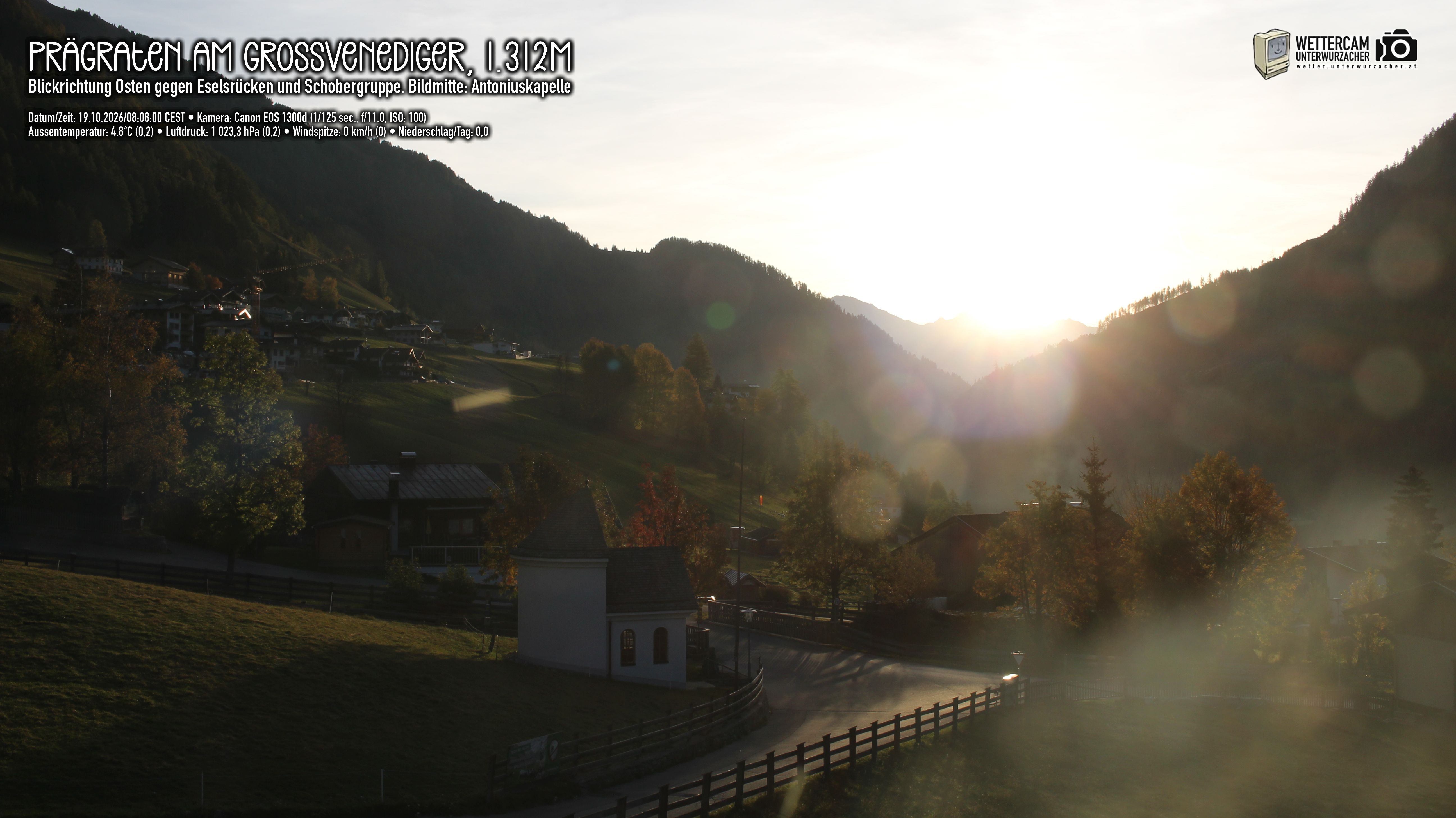 Archiv Foto Webcam Prägraten in Osttirol
