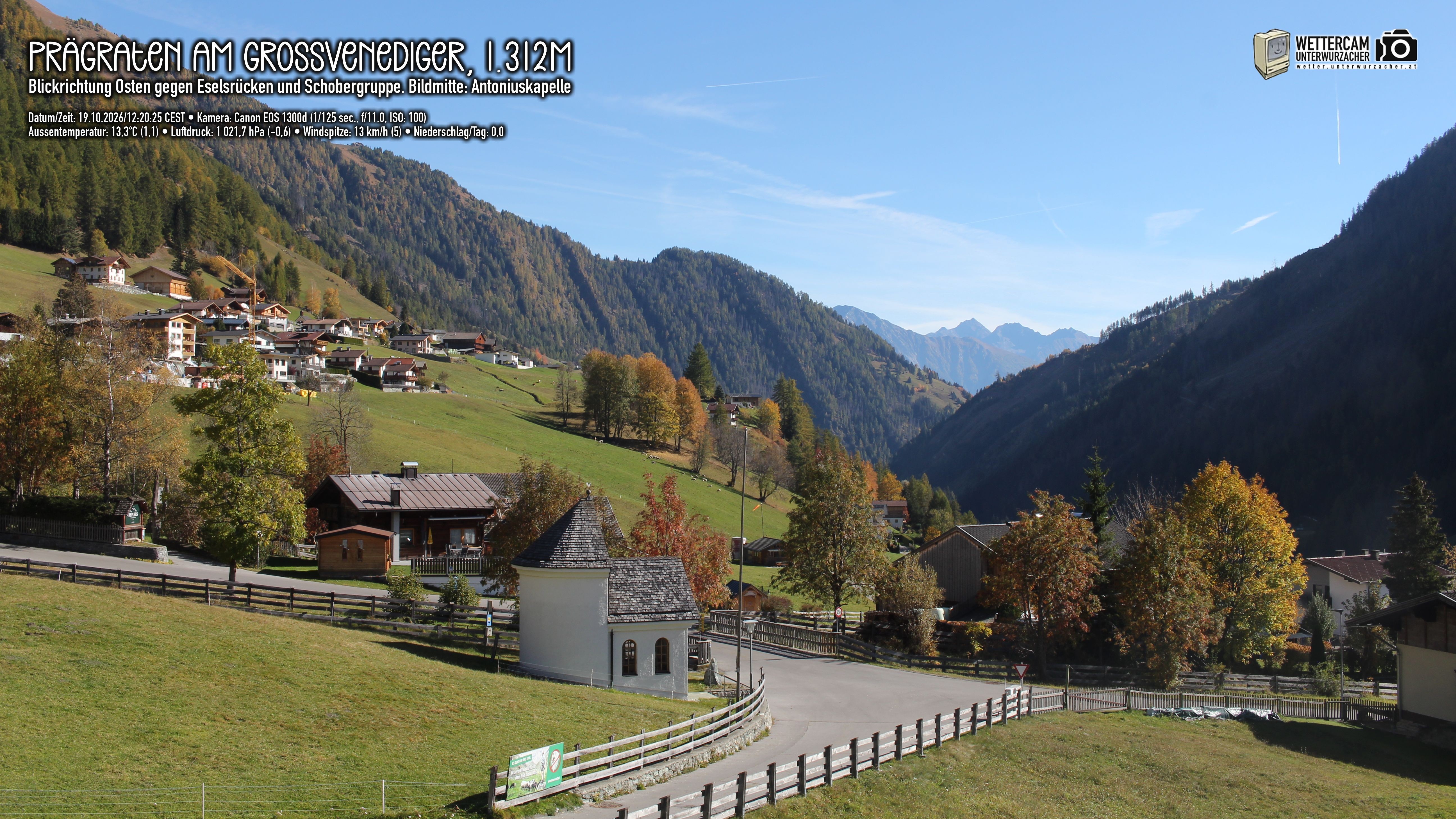 Archiv Foto Webcam Prägraten in Osttirol