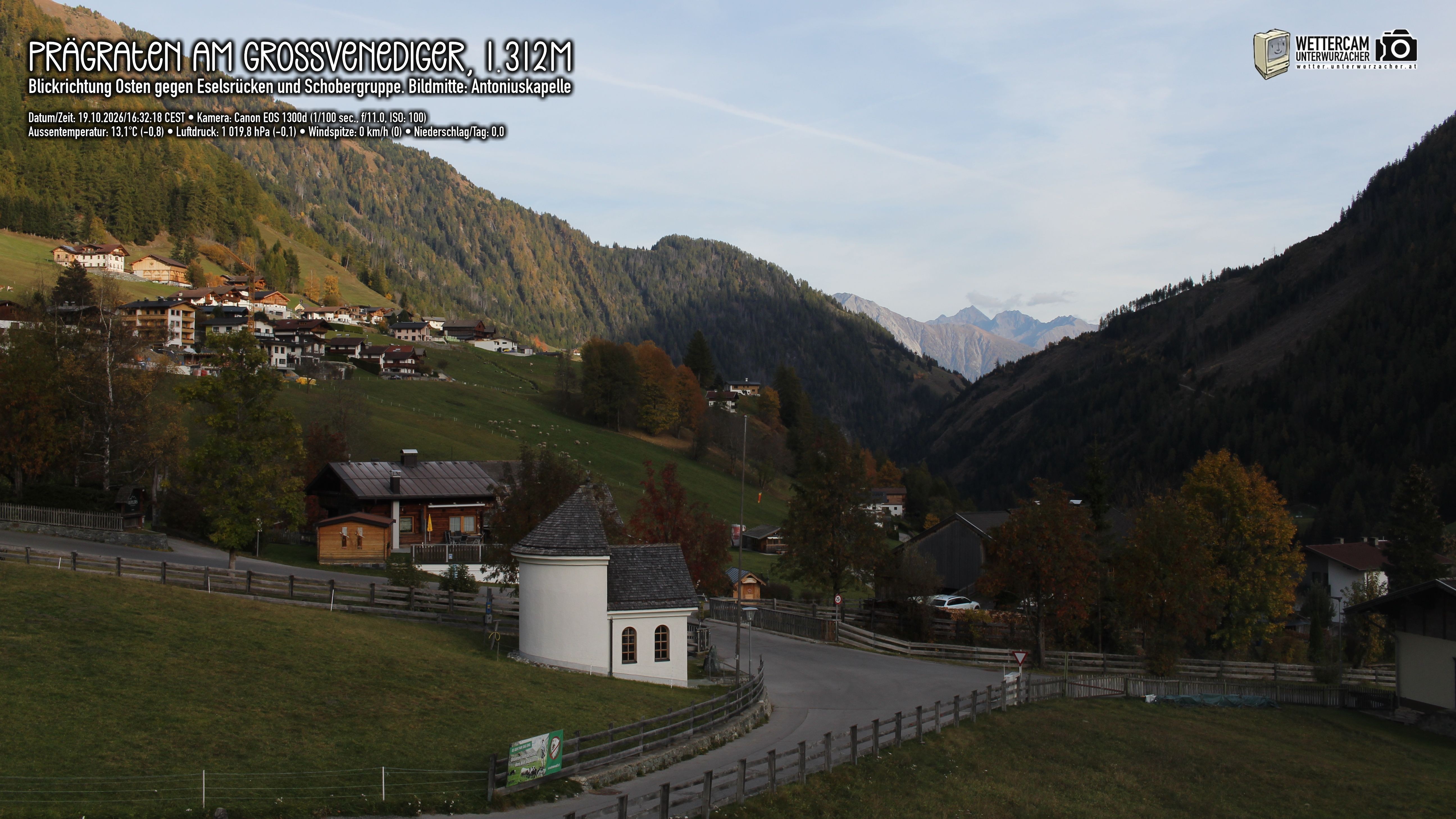 Archiv Foto Webcam Prägraten in Osttirol