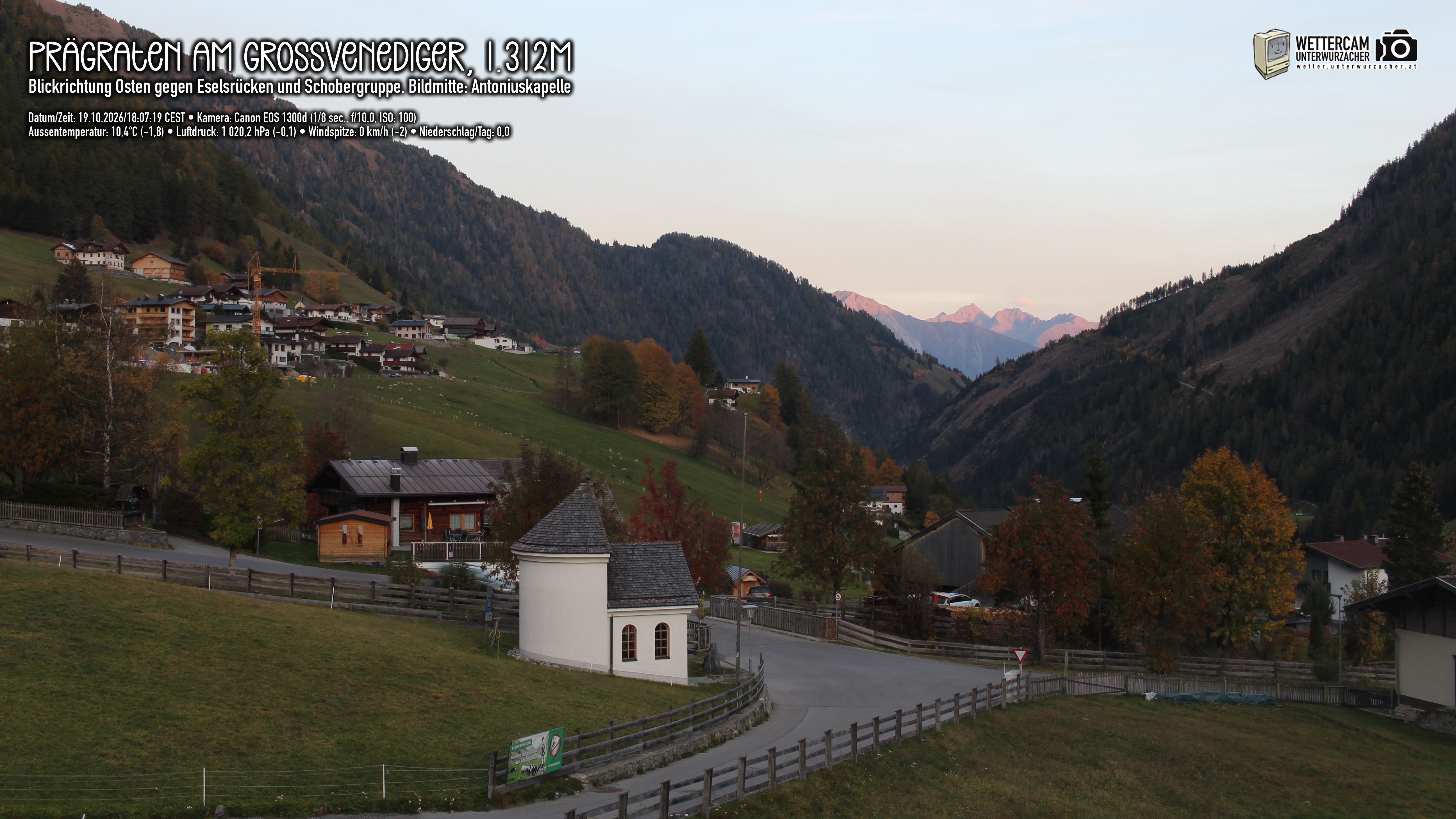 Archiv Foto Webcam Prägraten in Osttirol