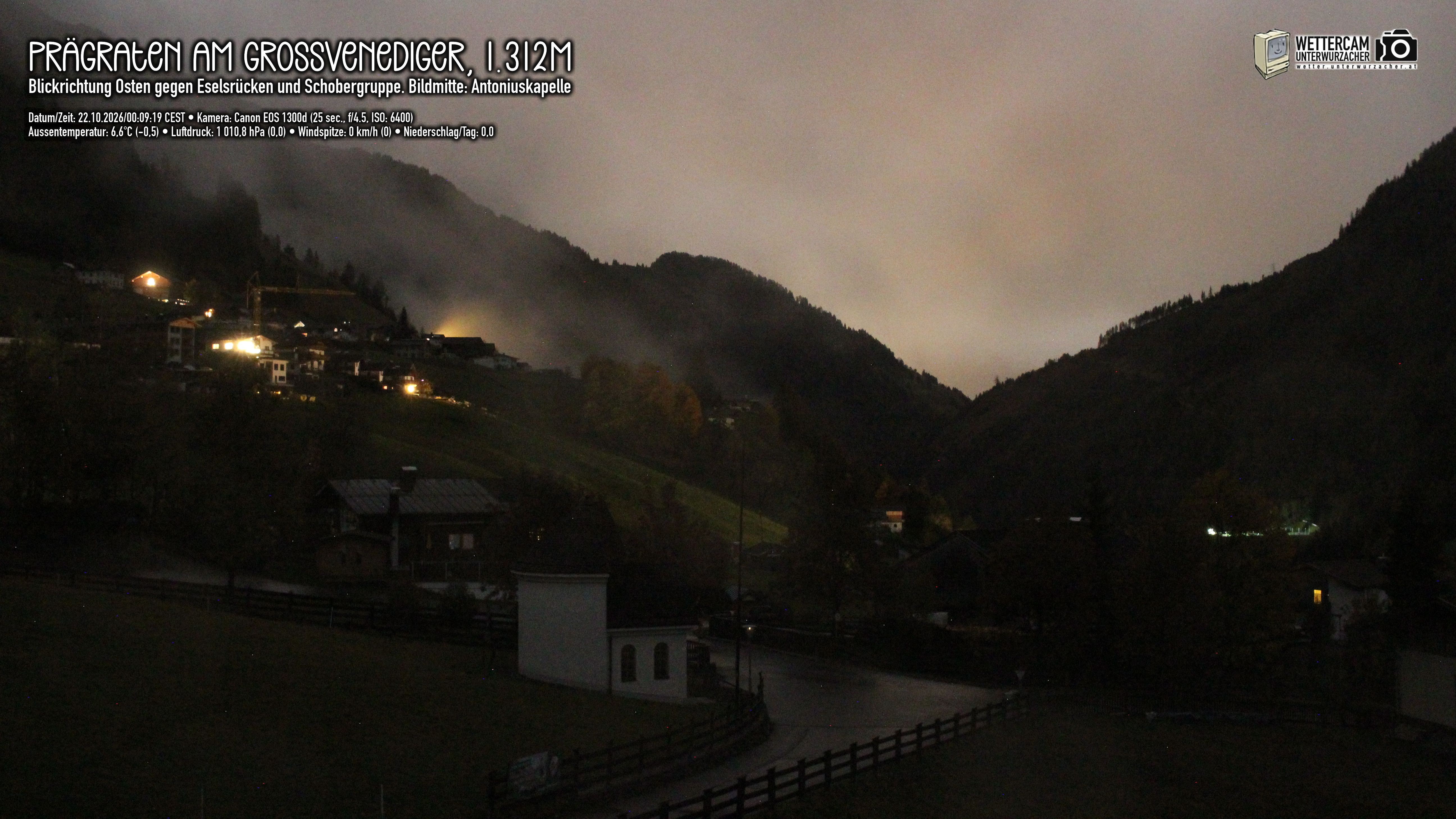 Archiv Foto Webcam Prägraten in Osttirol