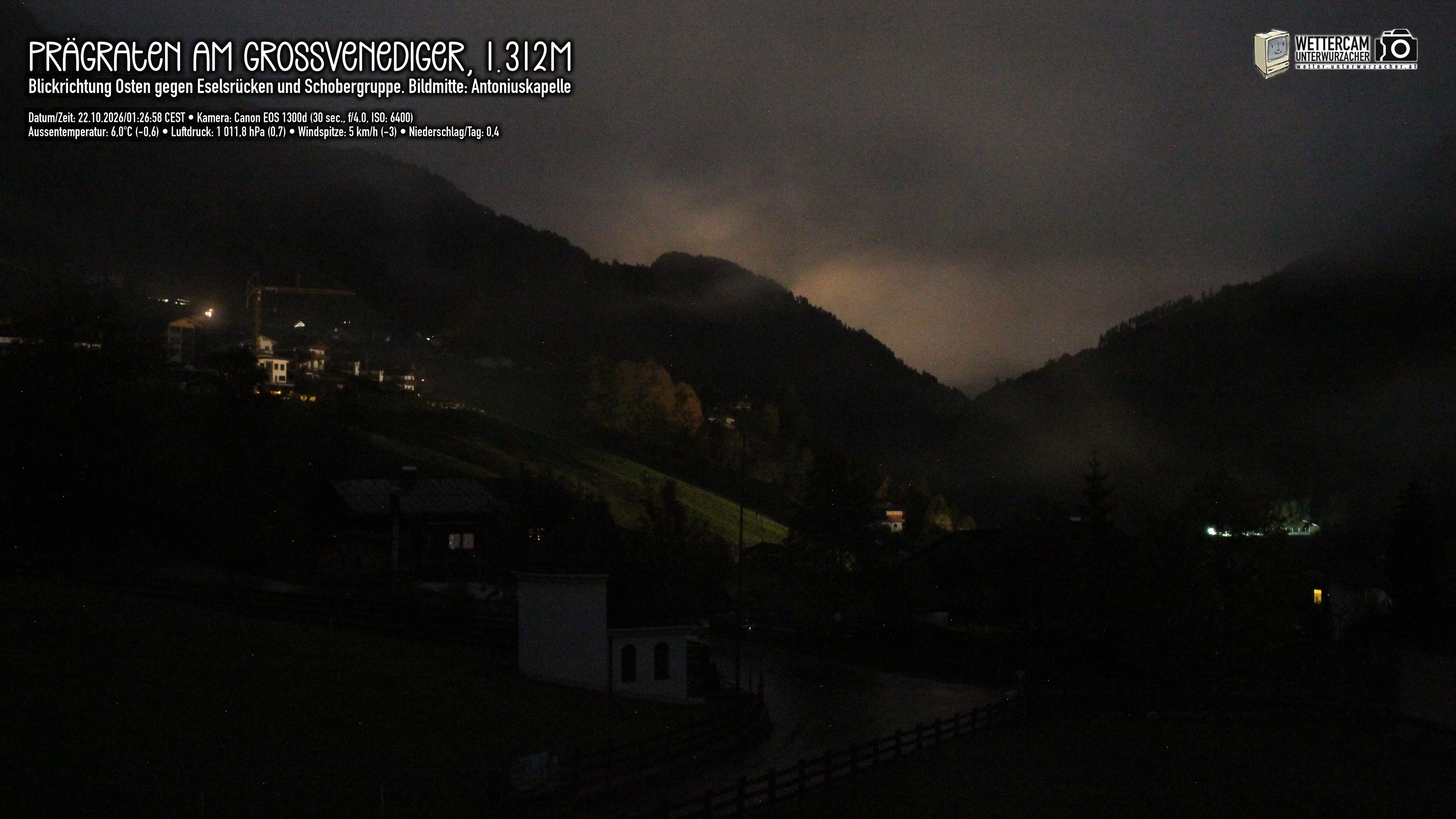 Archiv Foto Webcam Prägraten in Osttirol