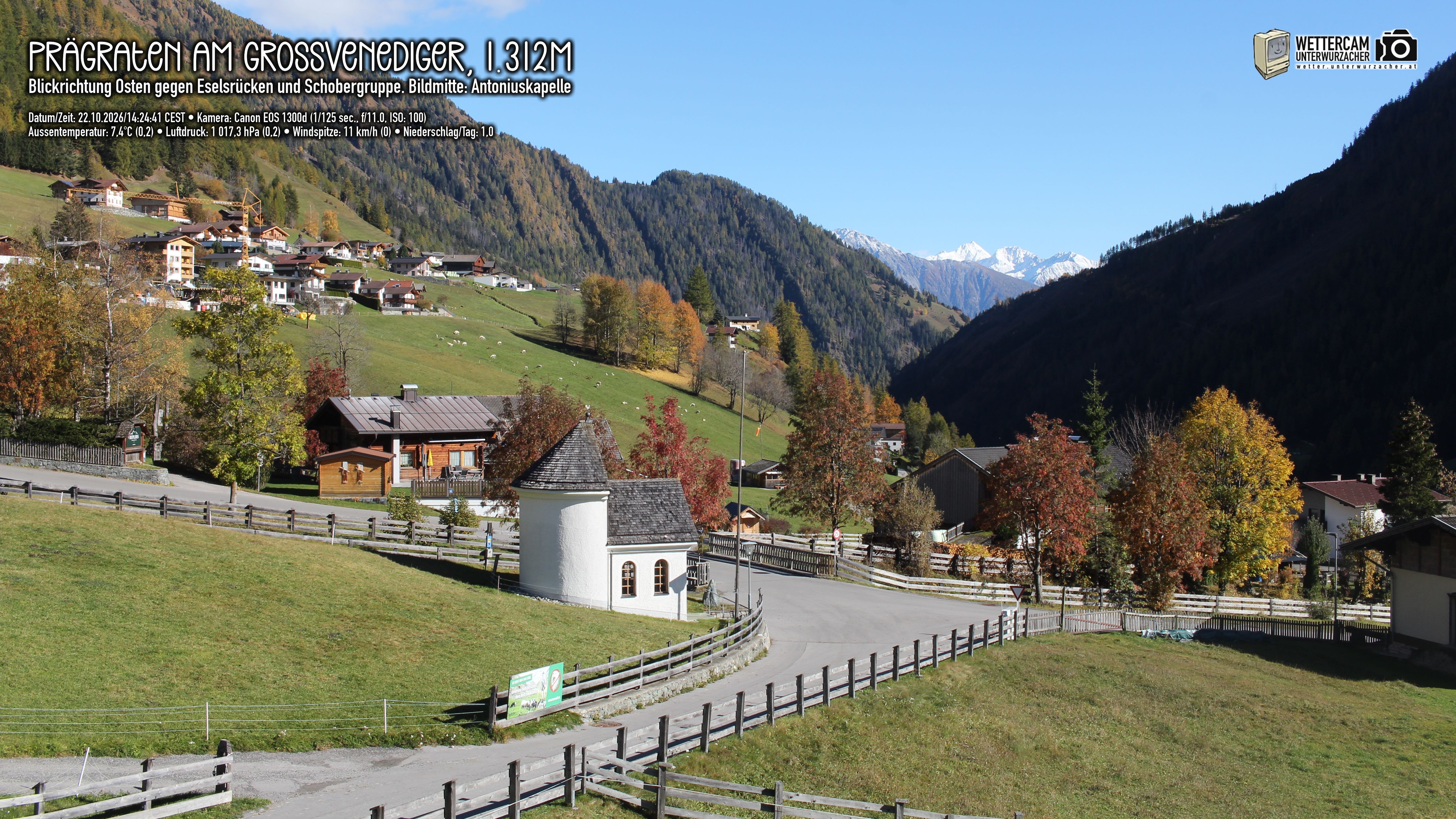 Archiv Foto Webcam Prägraten in Osttirol