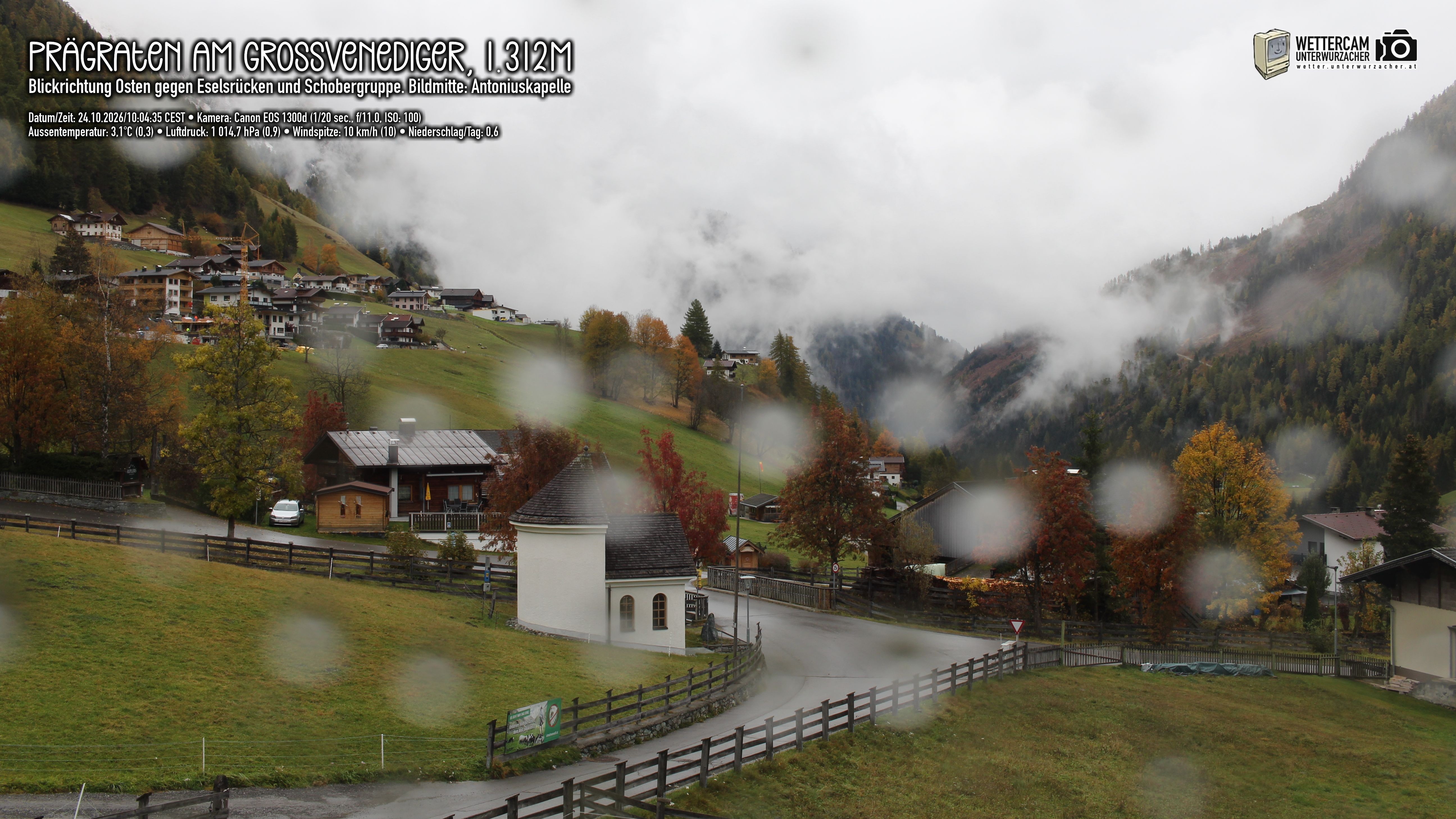 Archiv Foto Webcam Prägraten in Osttirol