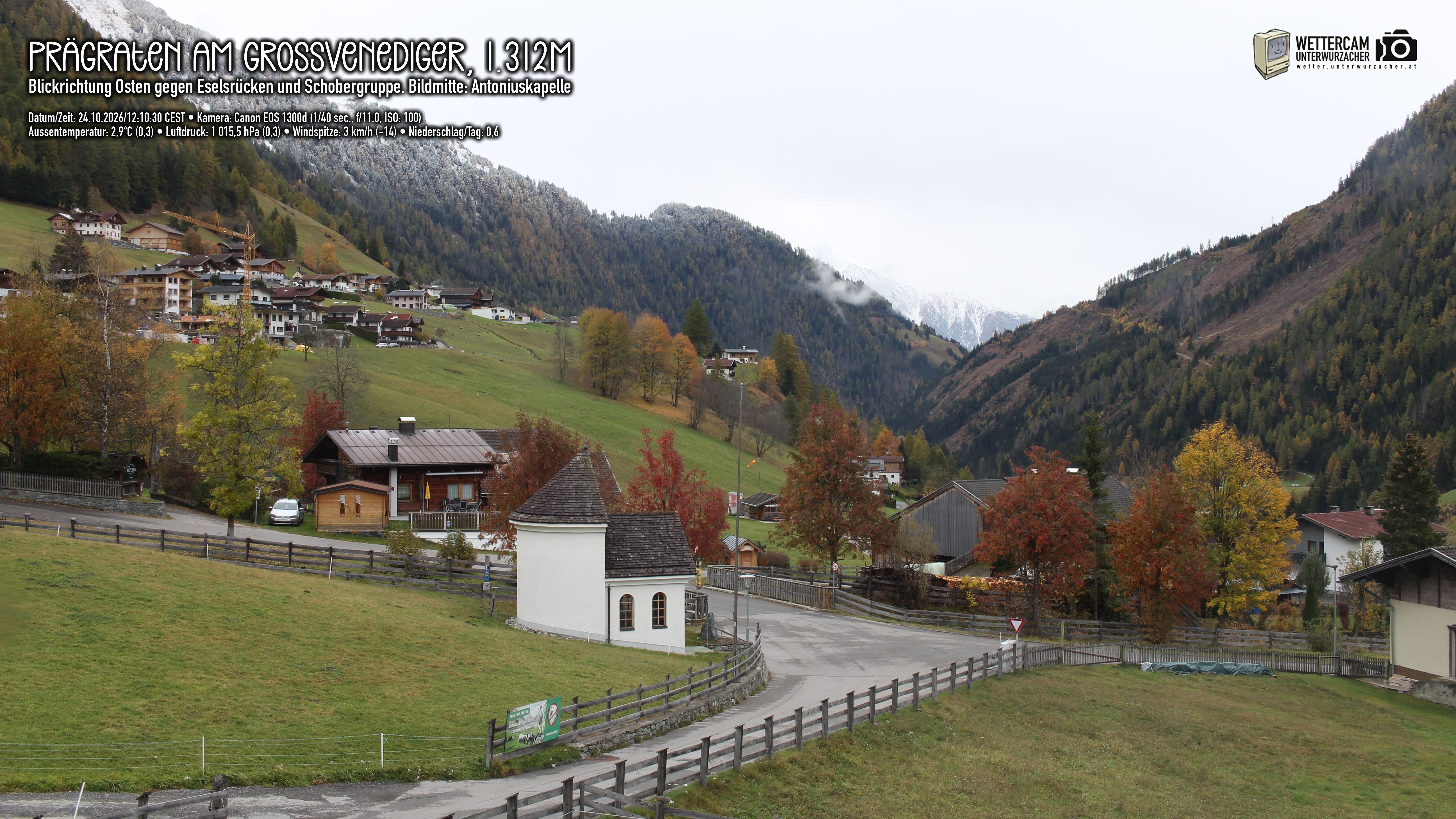 Archiv Foto Webcam Prägraten in Osttirol