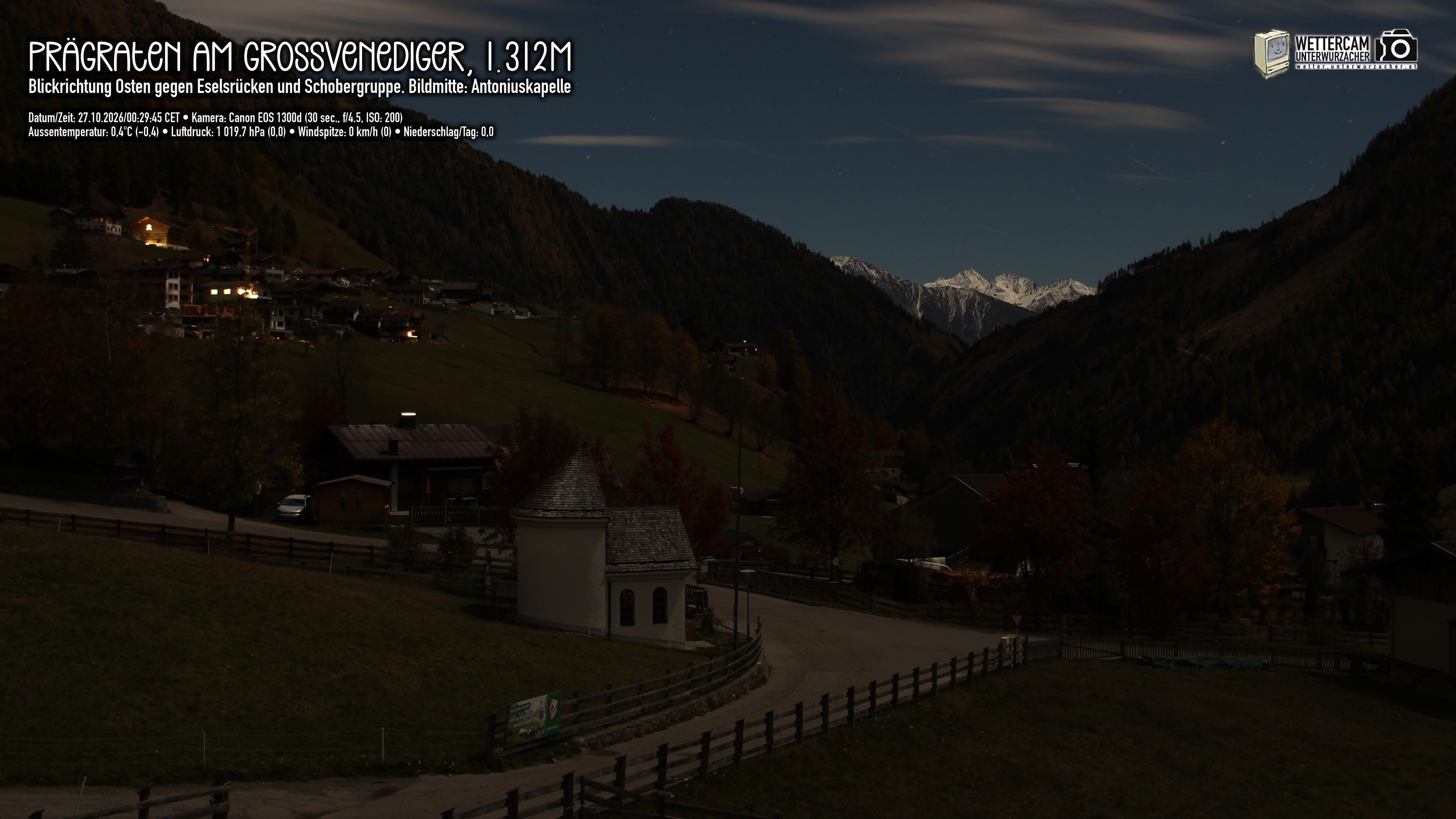 Archiv Foto Webcam Prägraten in Osttirol